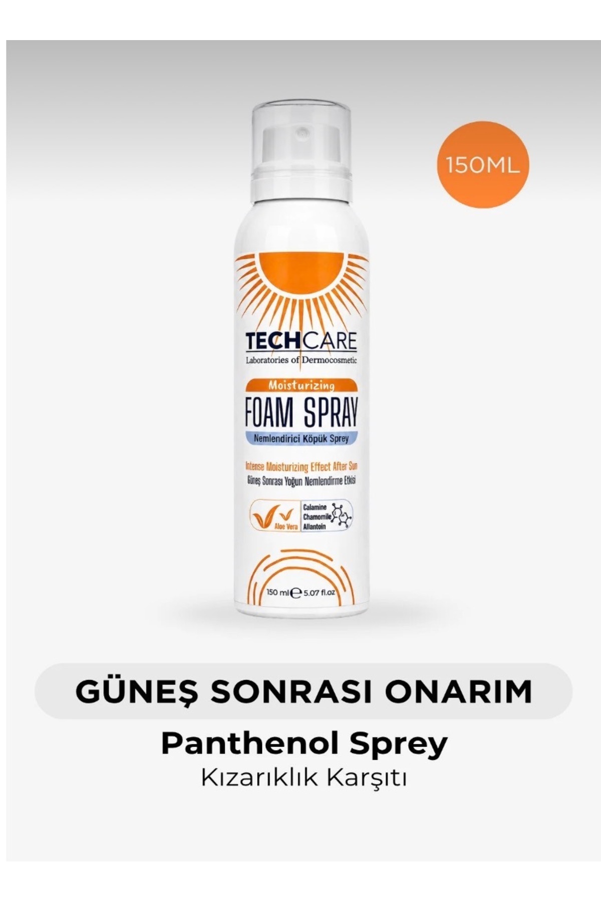 Tech Care Güneş Sonrası Panthenol Yoğun Nemlendirici Köpük 150ML