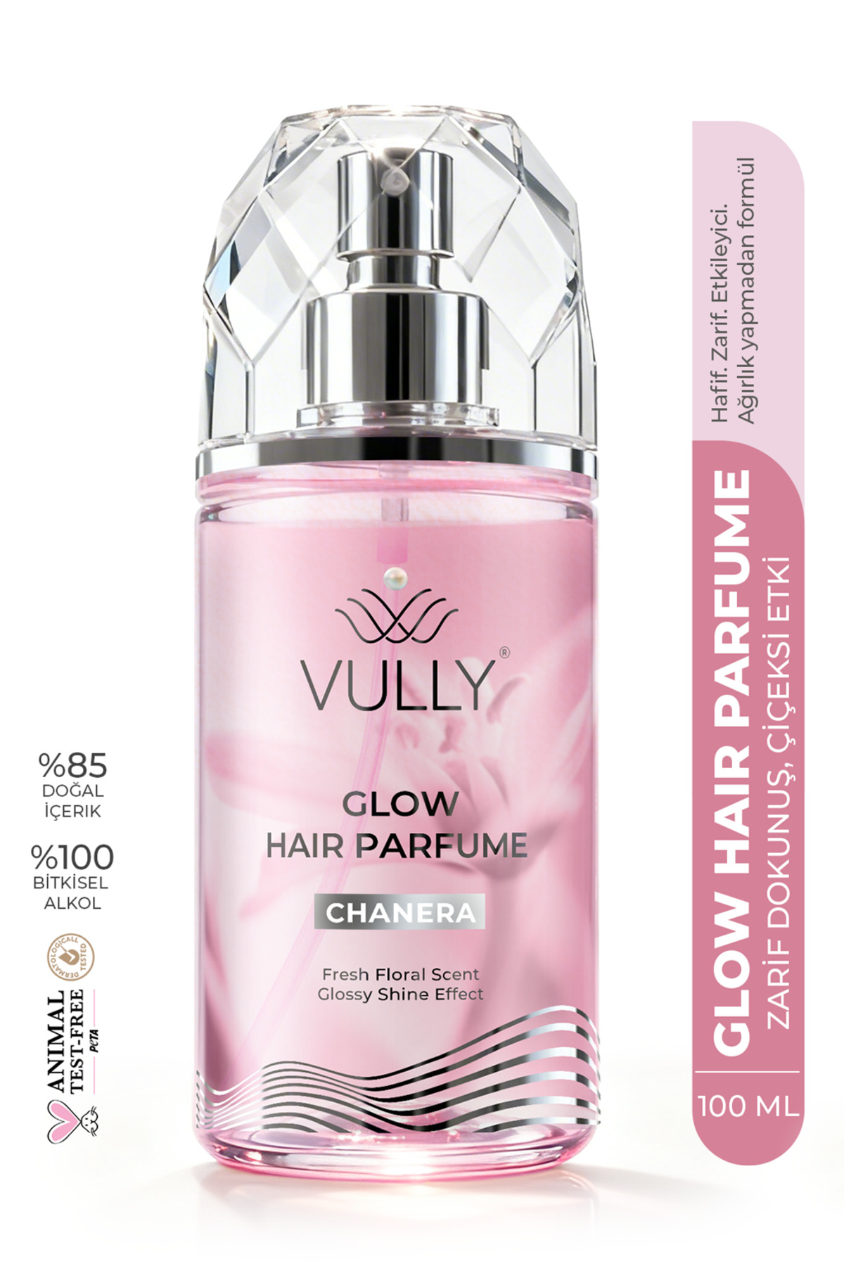 VULLY Glow Chanera ışıltı veren Saç Parfümü 100 Ml