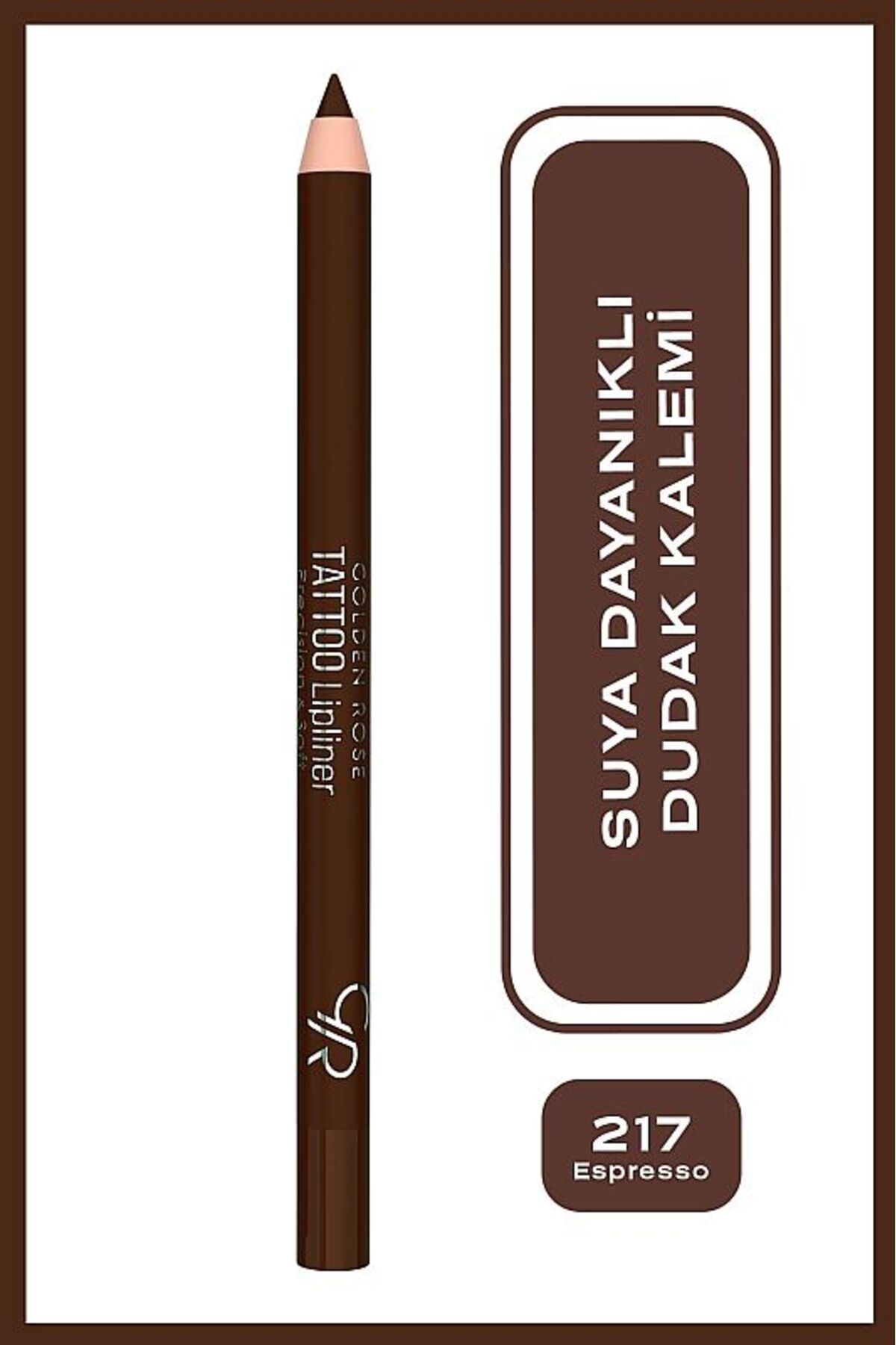 Golden Rose Tattoo Lipliner-217 Espresso-Dudak Kalemi