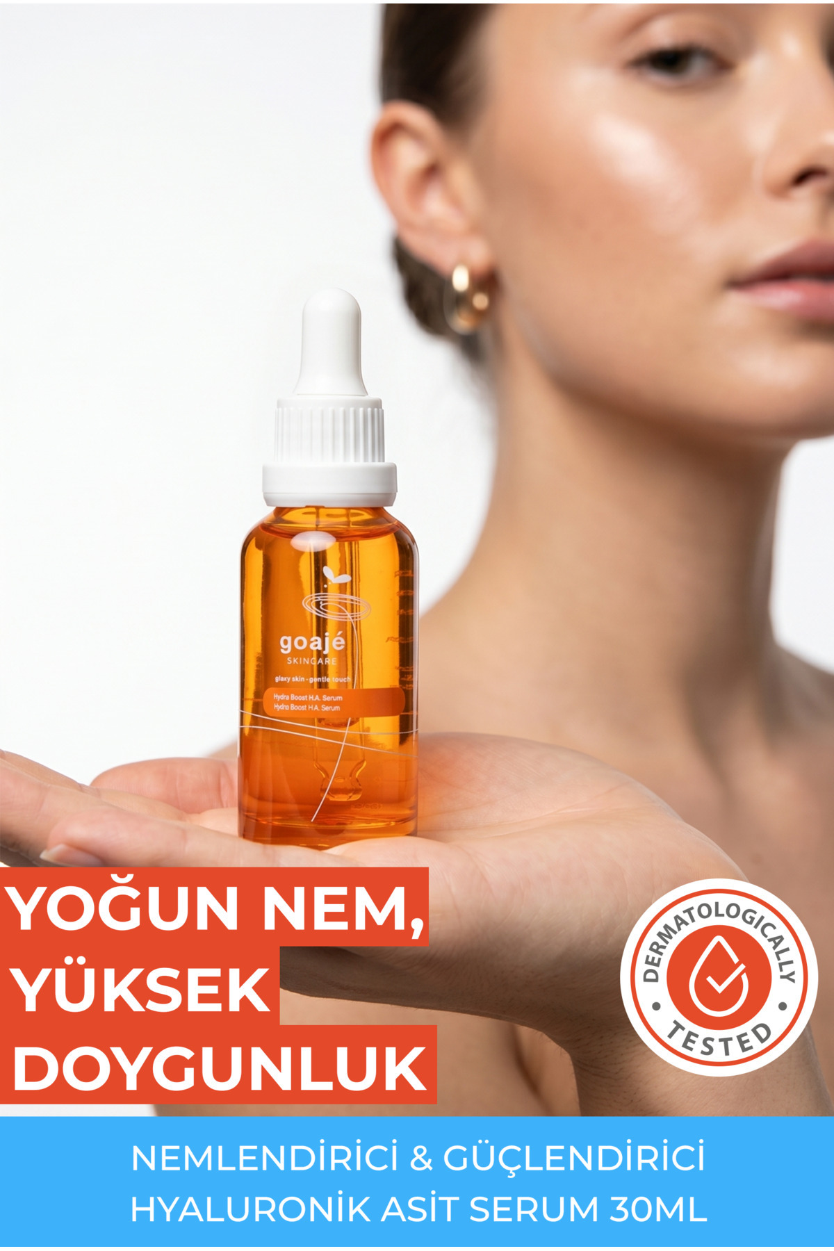 Goajé SKINCARE Nemlendirici & Güçlendirici Hyaluronik Hydraboost Asit Serum, 30 ml