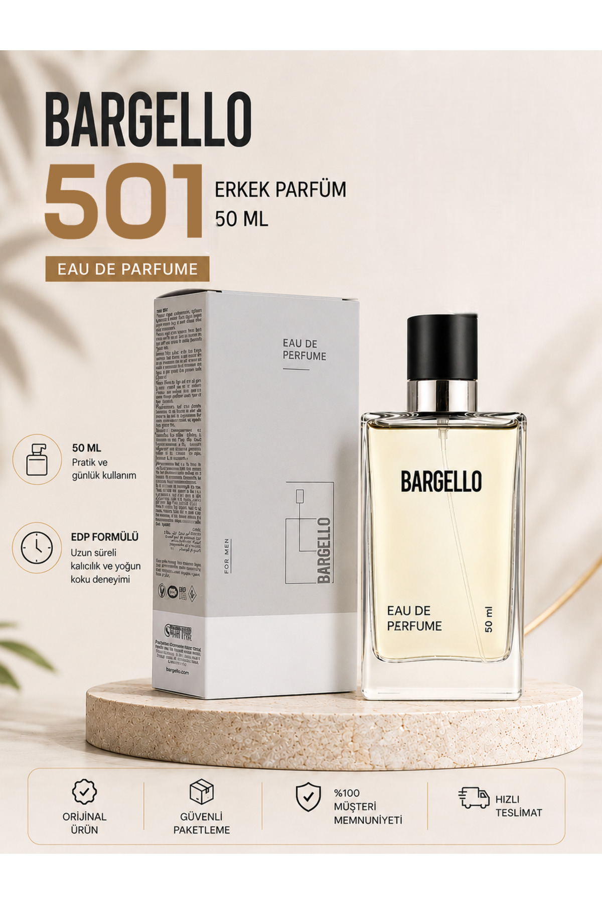 Bargello Erkek Parfüm 501 50 ML Edp