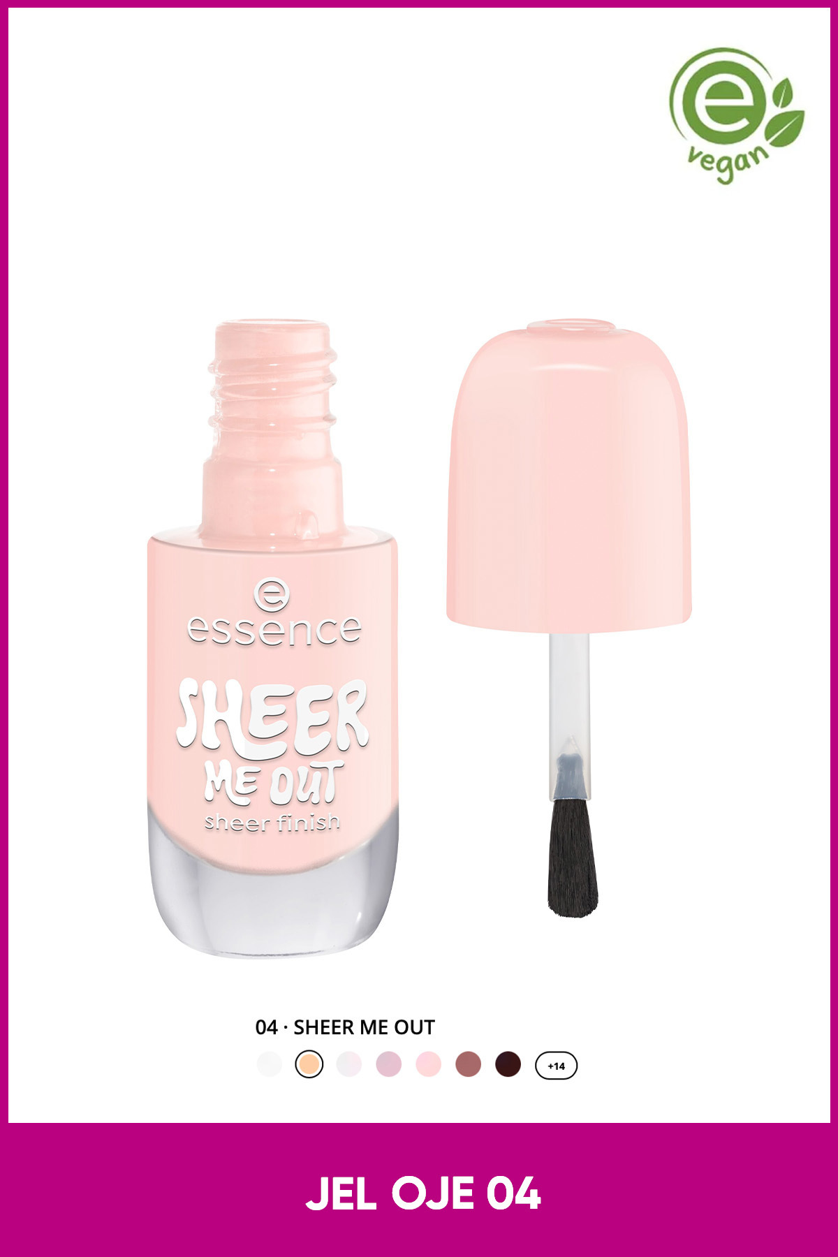 Essence Jel Tırnak Cilası No: 04
