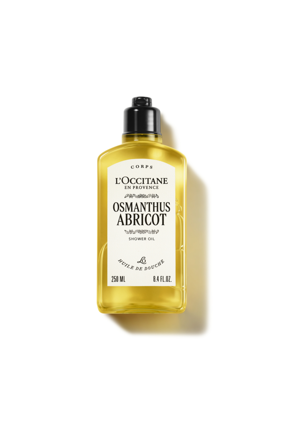 L'Occitane Osmanthus Abricot Parfümlü Duş Jeli, Osmanthus Çiçeği ve Kayısı Özlü, 250 ml
