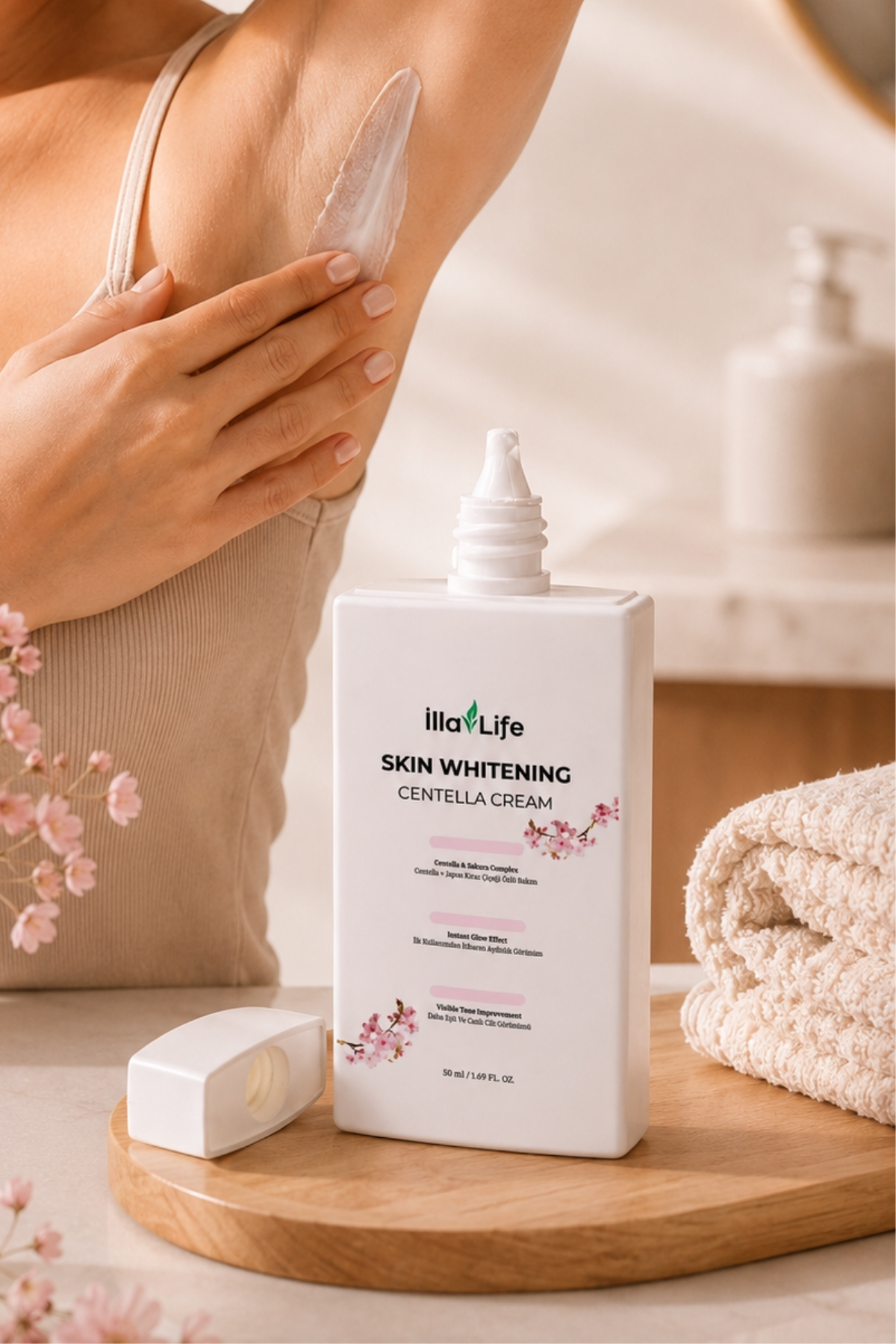 İlla Life Yeni Ultra Hızlı Etkili Bikini Bölgesi İçin Leke Karşıtı Aydınlatıcı Koltuk Altı Beyazlatıcı Krem
