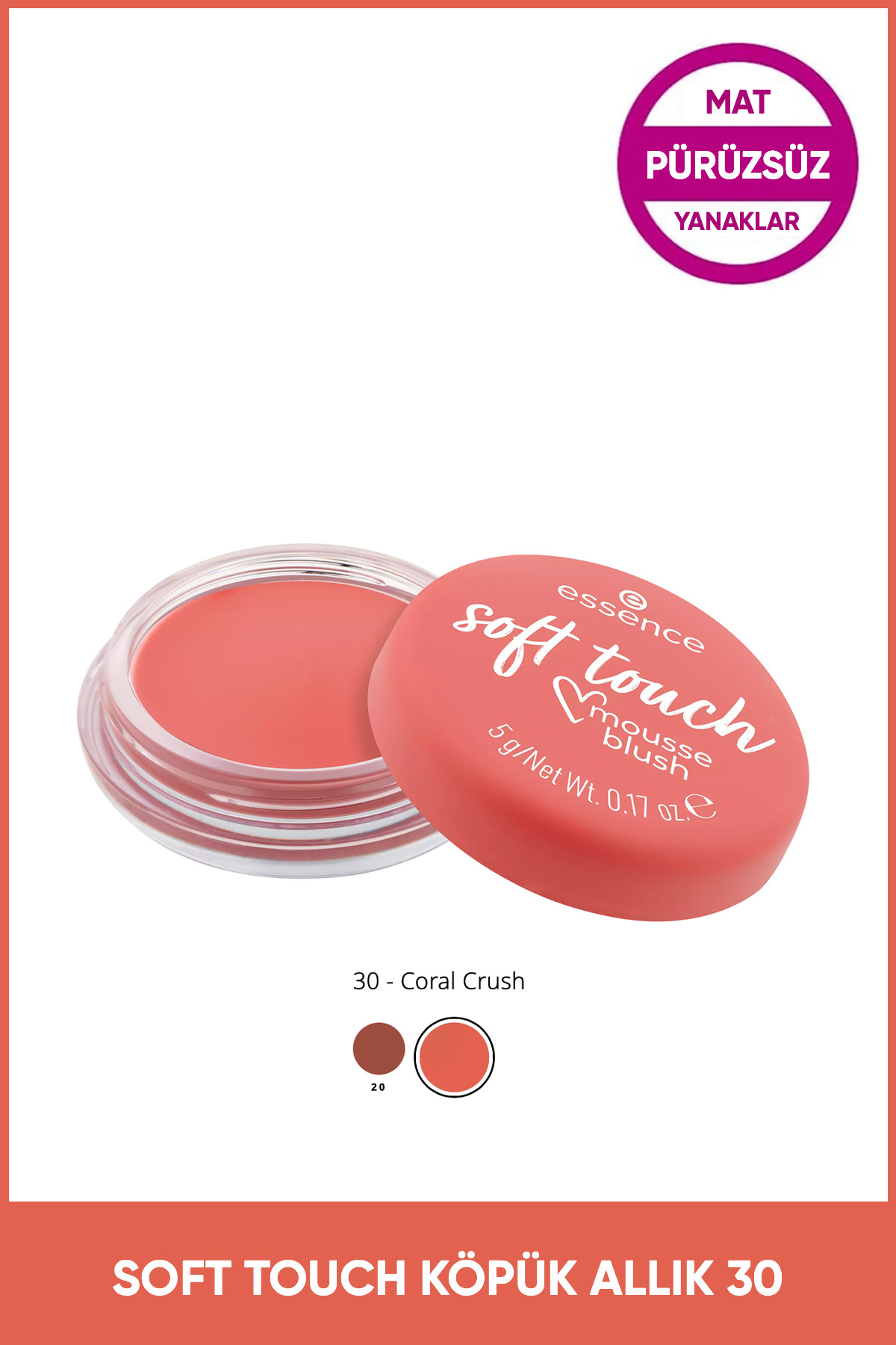 Essence soft touch mousse blush 30