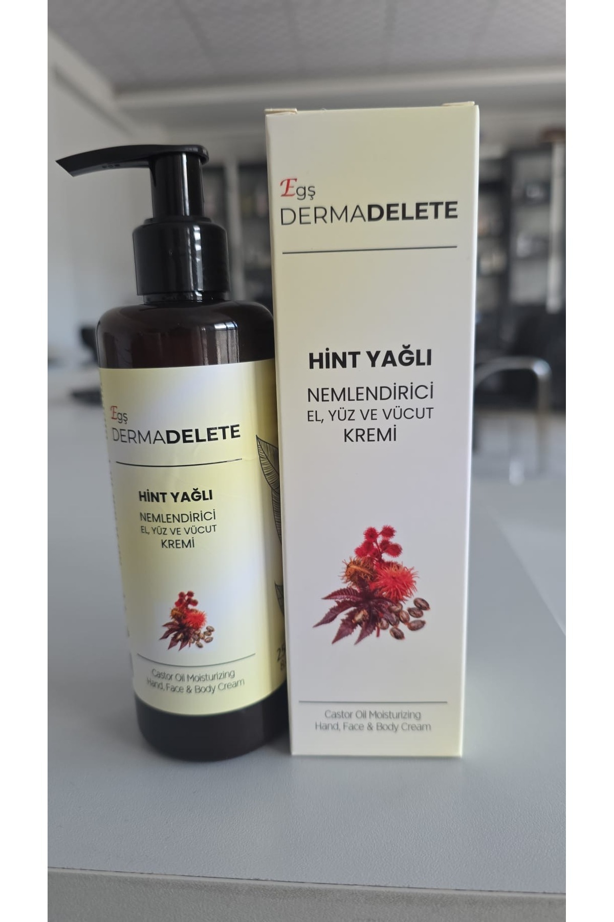 Egş DERMA delete HİNT YAĞLI EL YÜZ VE VUCUT KREMİ 250ml