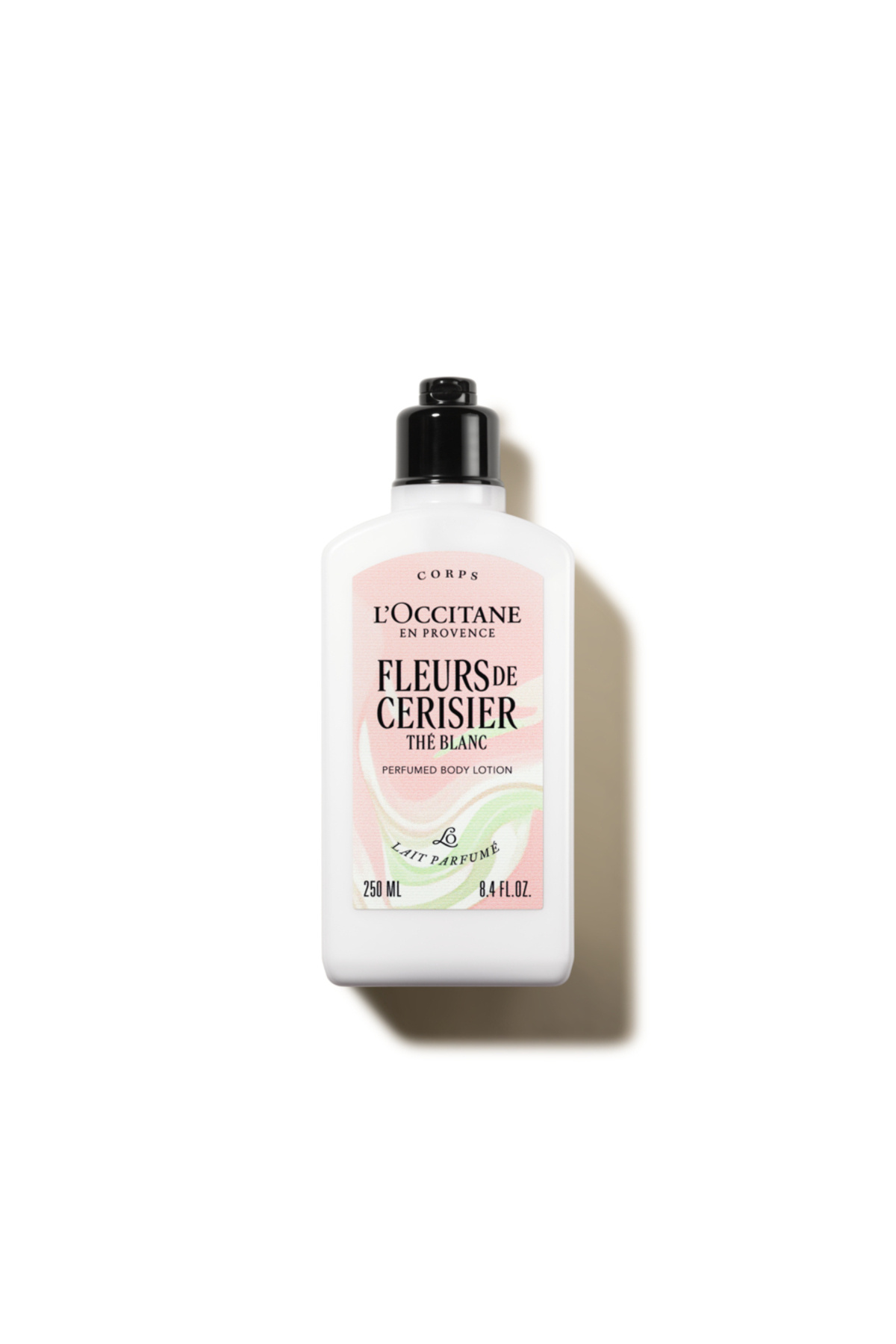 L'Occitane Fleurs de Cerisier The Blanc Parfümlü Vücut Losyonu, Kiraz Çiçeği ve Beyaz Çay, Limited Edition, 250 ml