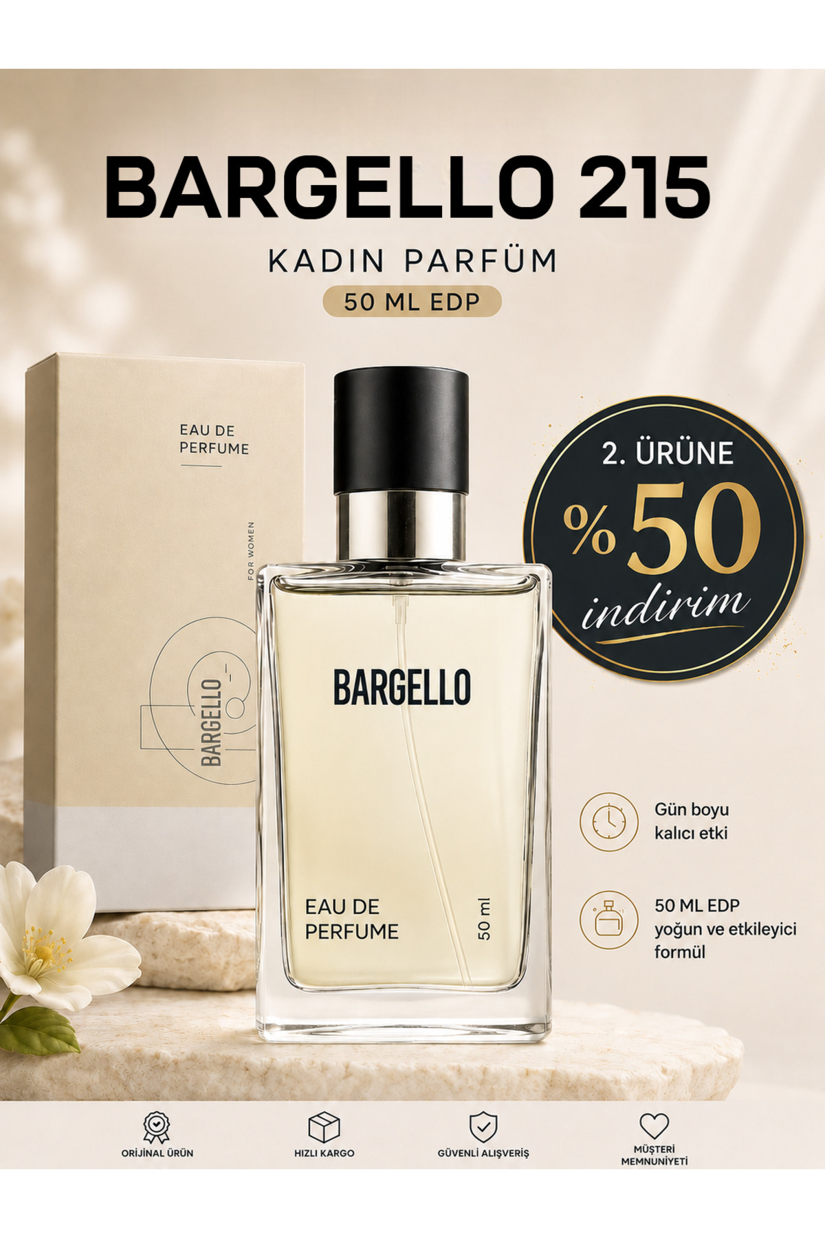 Bargello KADIN PARFÜM 215 FLORAL 50 ML EDP 8691841304678