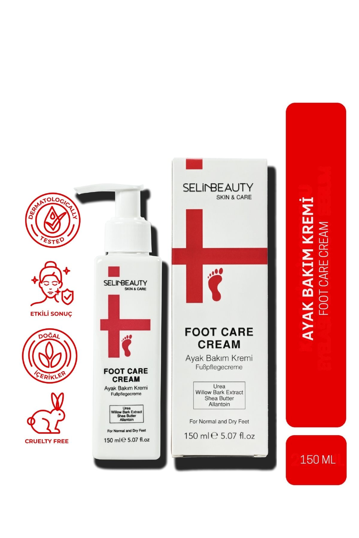 SELİNBEAUTY Skin & Care Foot Care Cream - Ayak Bakım Kremi