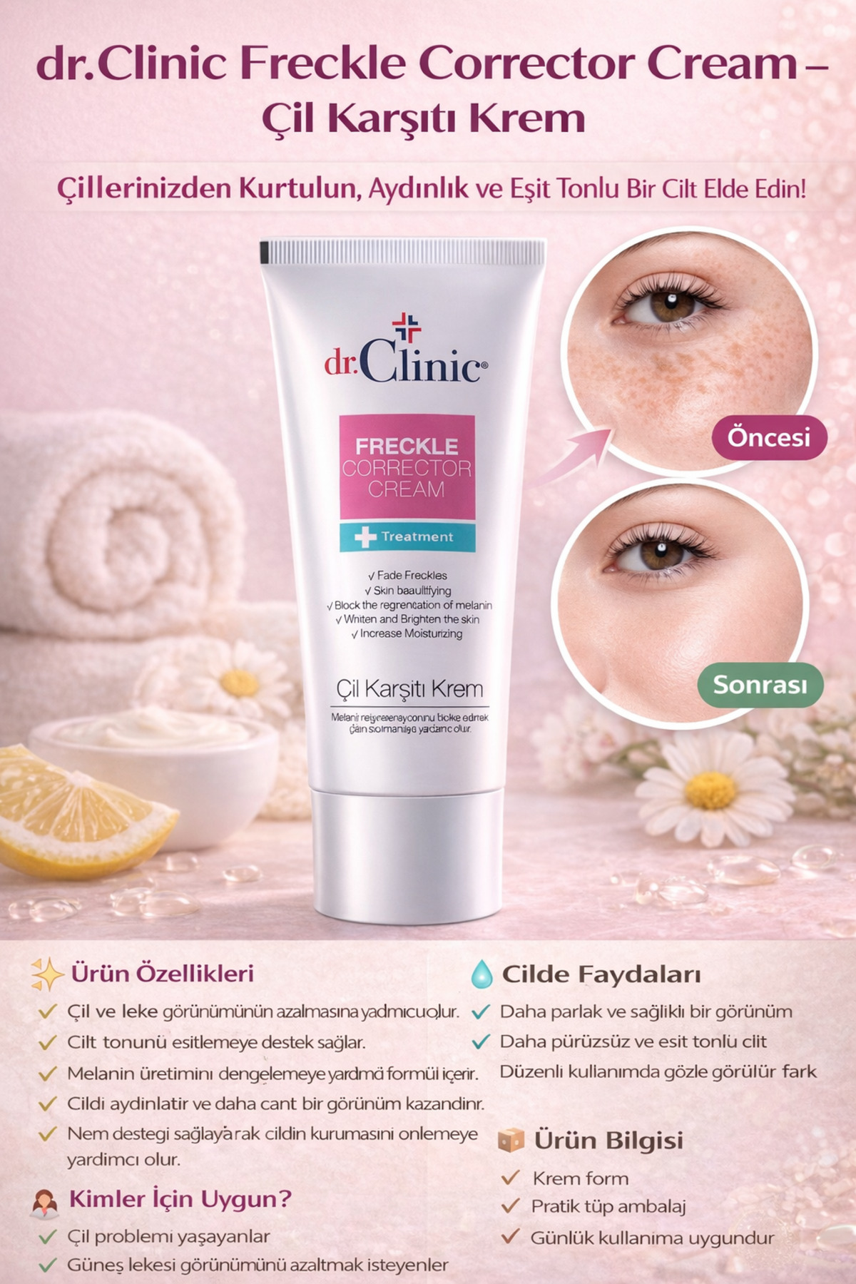 Dr. Clinic Çil Kremi 50 Ml