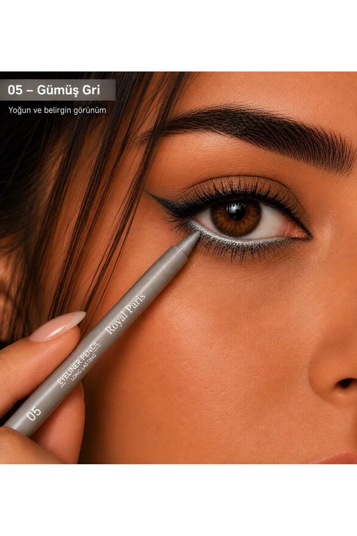 Rosse 1 Adet Suya Dayanıklı Eyeliner Kalemi | Yoğun Pigment & Kalıcı Görünüm