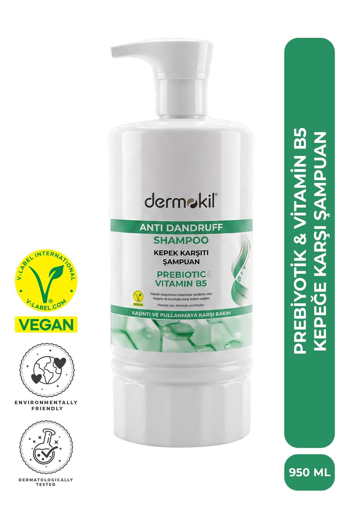 Dermokil Prebiyotik & Vitamin B5 Kepeğe Karşı Şampuan 950 ml