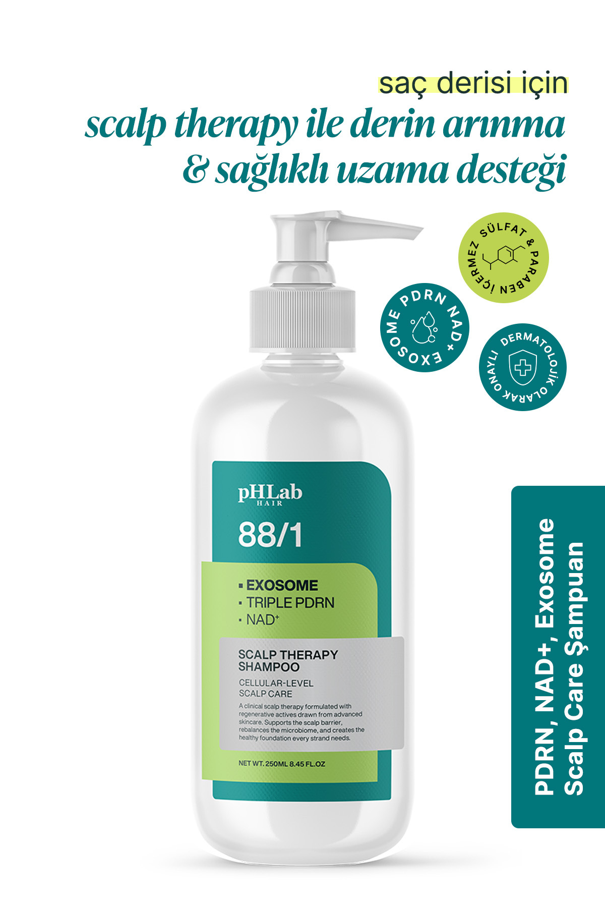 Ph Lab pHLab Hair PDRN, NAD+ & Exosome Hair & Scalp Care Şampuan