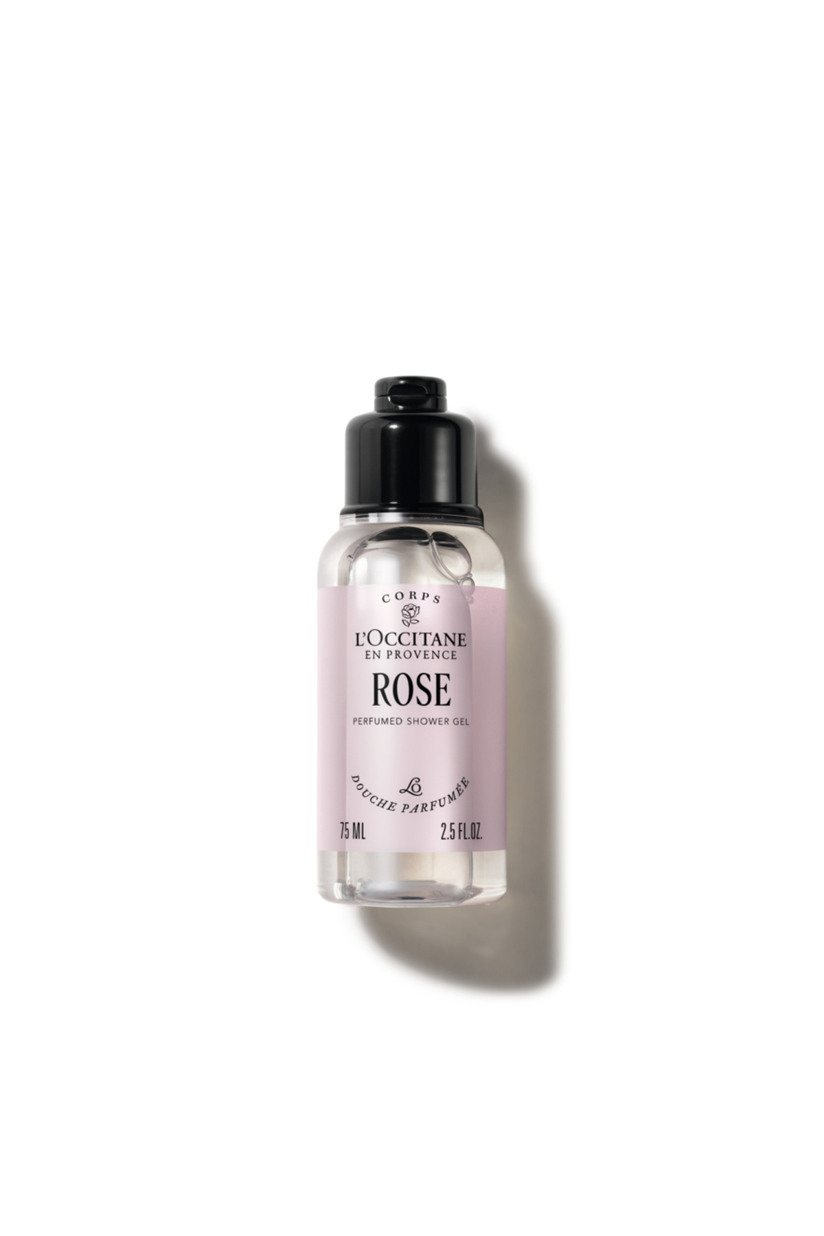 L'Occitane Rose Parfümlü Duş Jeli, Gül Özlü, Seyahat Boy, 75 ml
