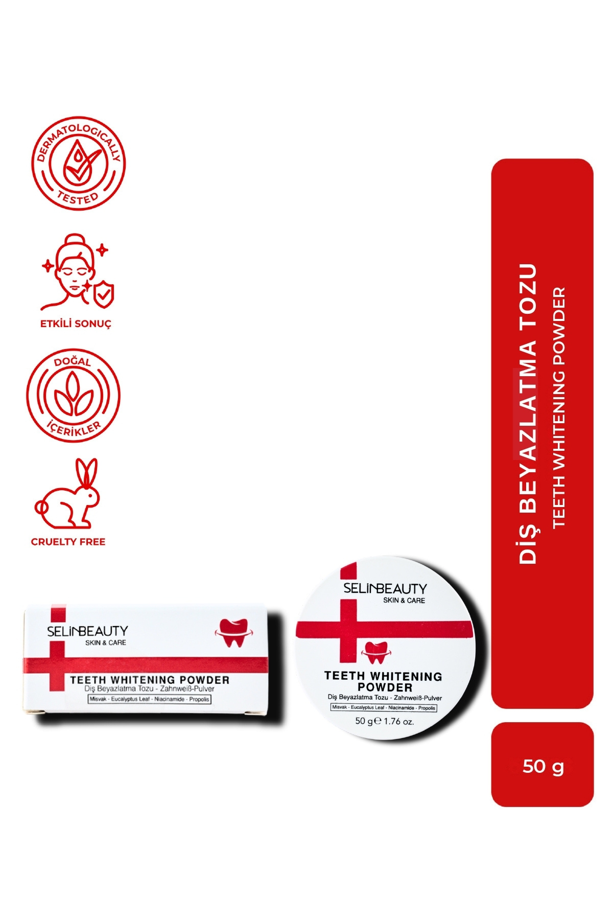 SELİNBEAUTY Skin&Care Diş Beyazlatma Tozu