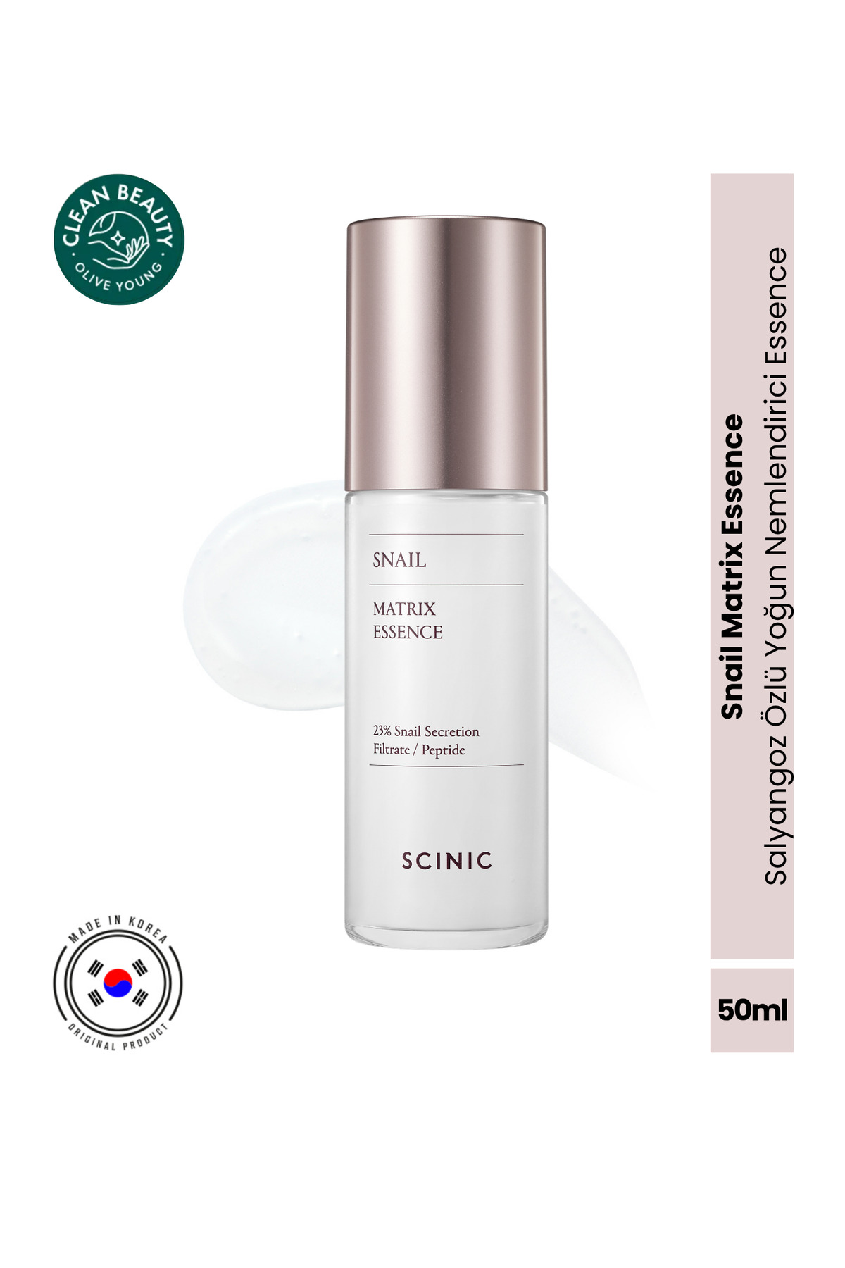 SCINIC Snail Matrix Salyangoz Özlü Nemlendirici Esans 50 ml