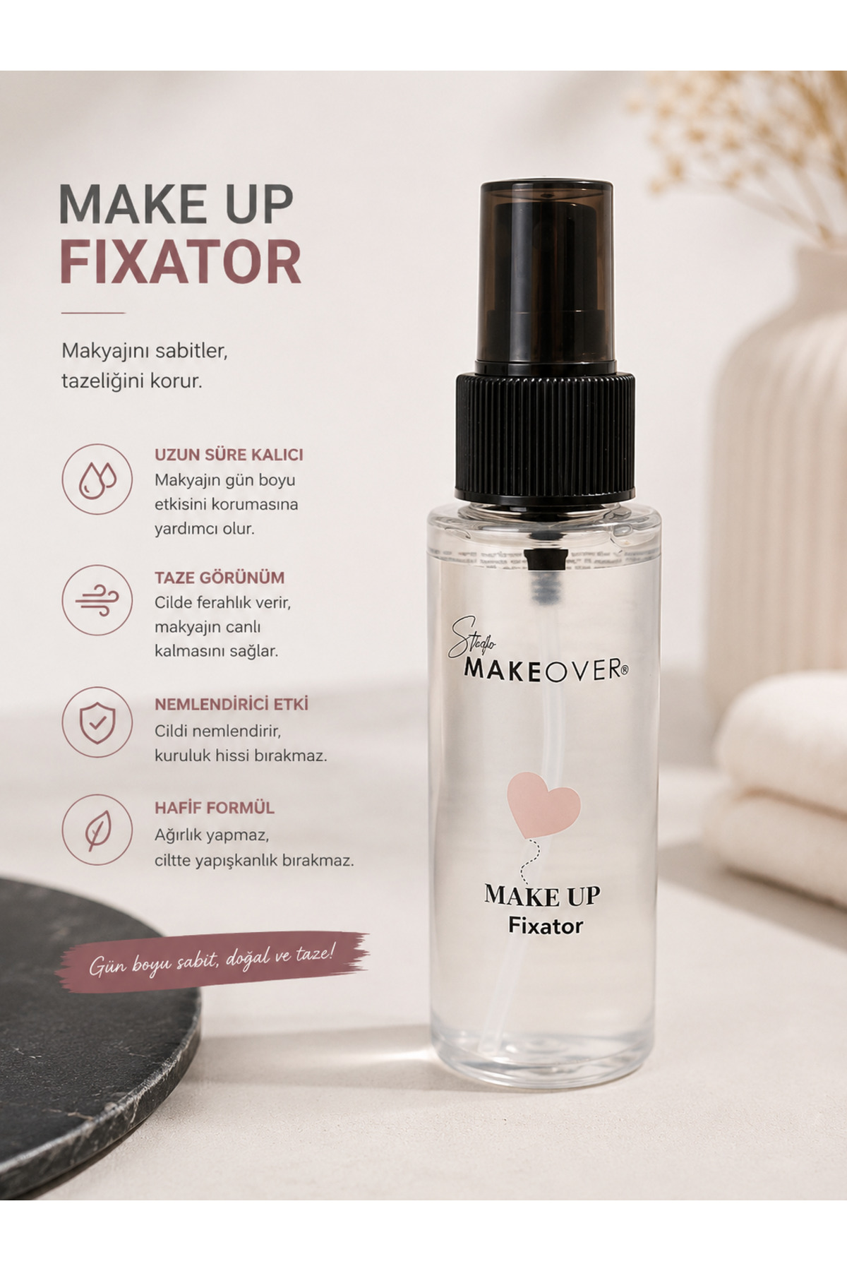 New Well Studio Makeover Make Up Fixator | Makyaj Sabitleyici Sprey