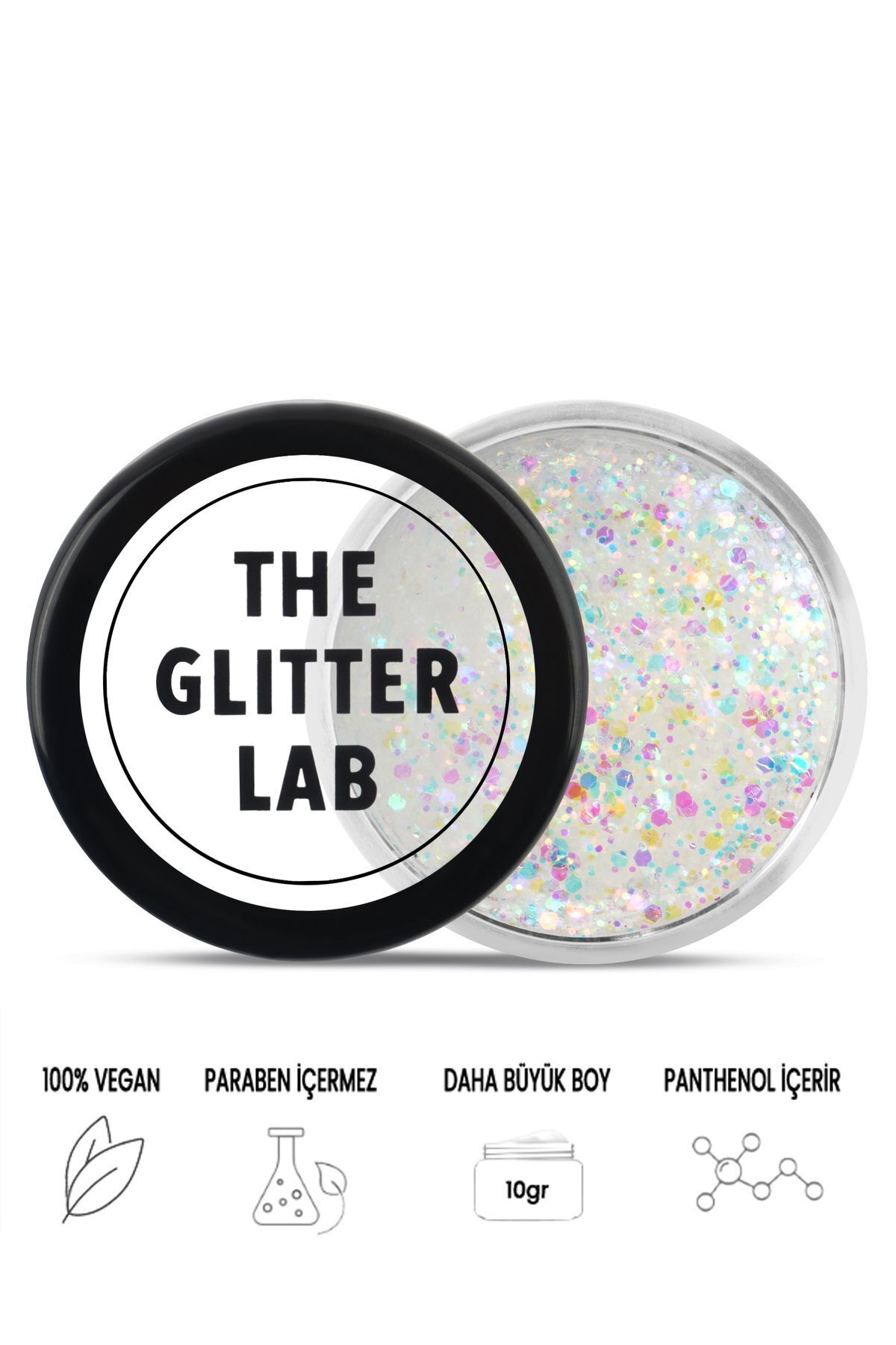 The Glitter Lab Jel Formlu Parlak Glitter - NECESSITOUS