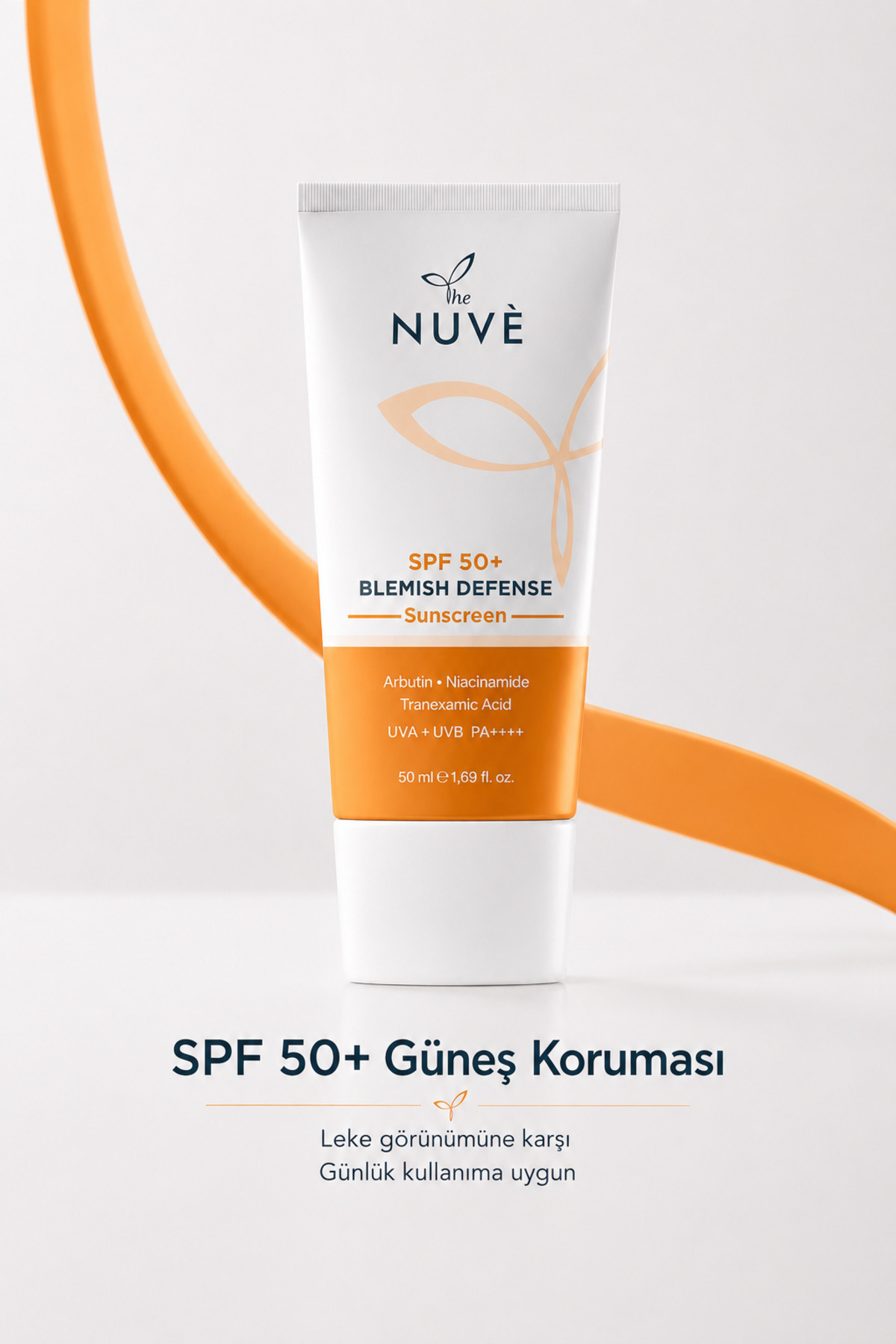 THE NUVE Leke Oluşumunu Önlemeye Yardımcı, Nemlendirme Etkili Güneş Kremi 50 Spf Uva/uvb Pa++++