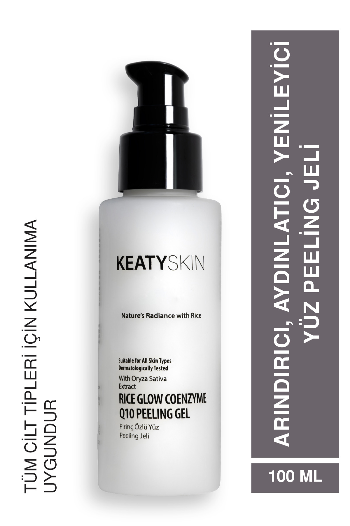 KEATY Pirinç Özlü Arındırıcı Aydınlatıcı Anında Soyulan Yüz Peelingi | 100Ml