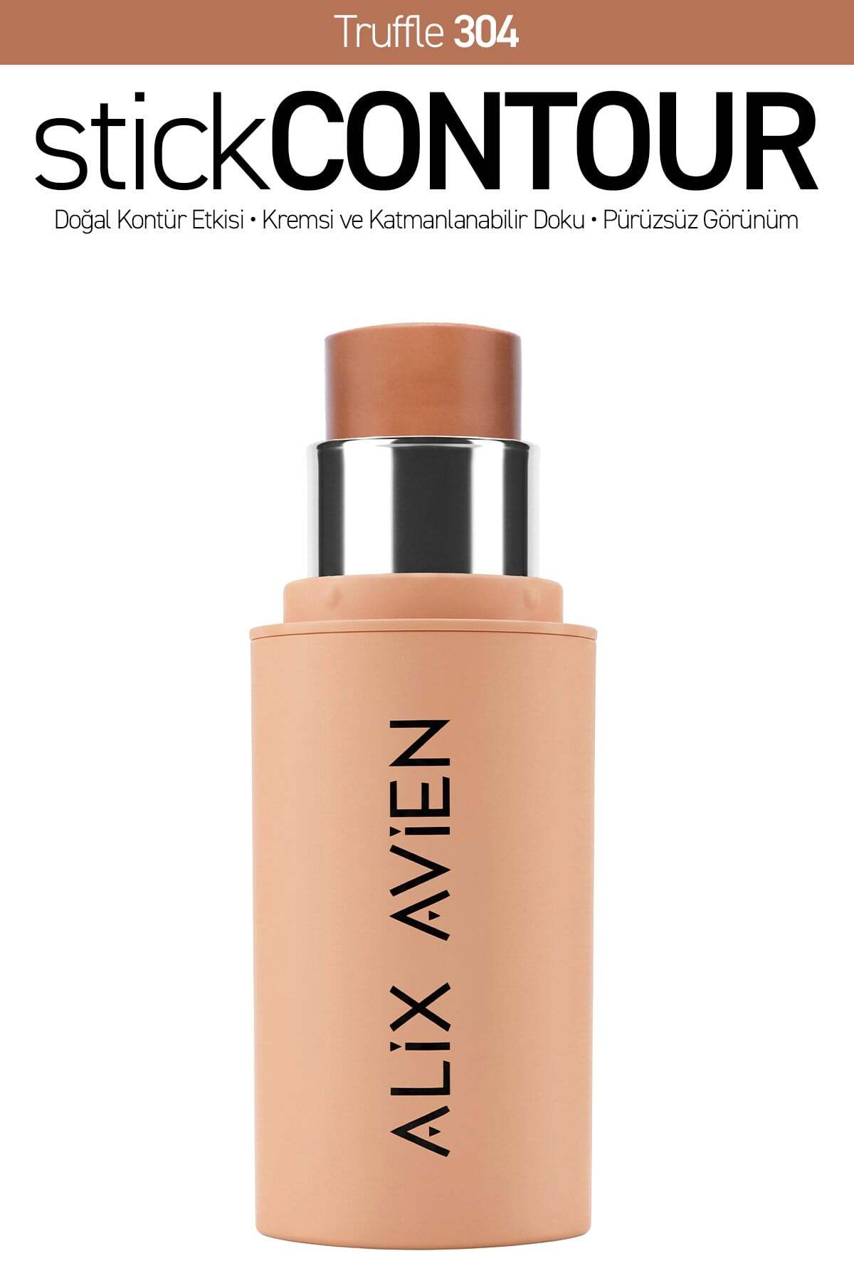 Alix Avien Katmanlanabilir Kremsi Dokulu Nemlendirici E Vitaminli Stick Kontür - Stick Contour 304 Truffle