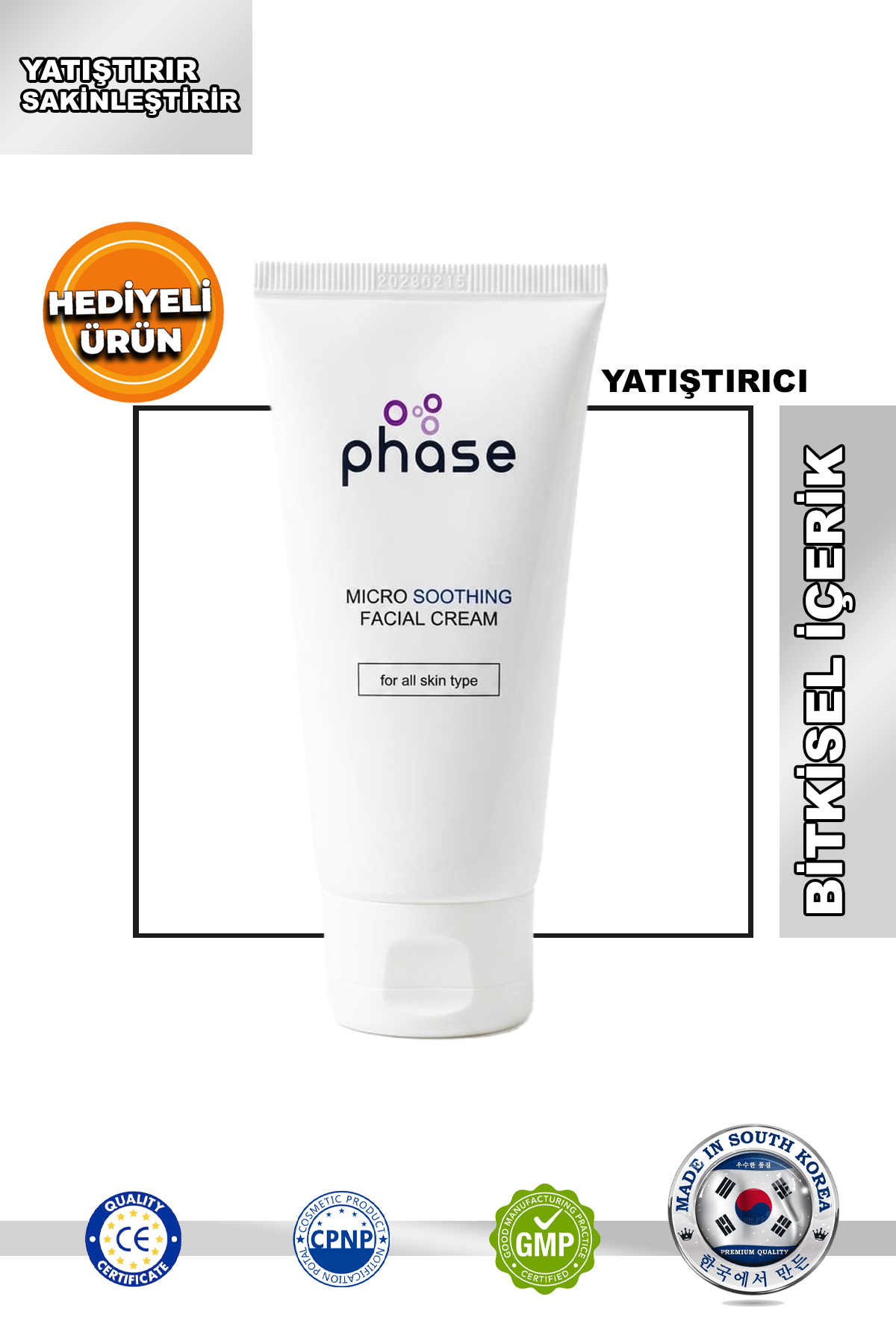 Phase Çok Hassas Ciltler İçin Yatıştırıcı Micro Soothing Facial Krem