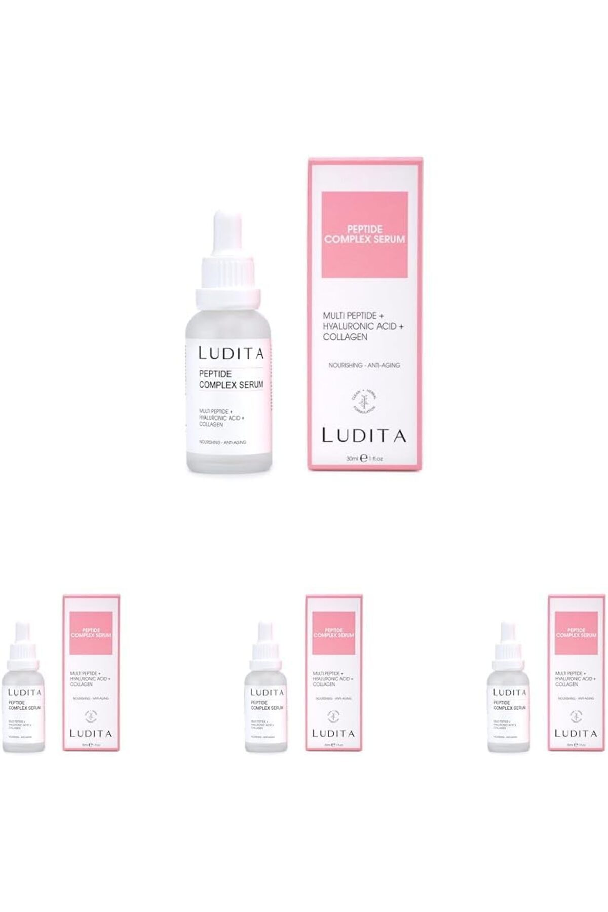 Yıldızan İnce Çizgi ve Kırışıklık Karşıtı, Yoğun Nemlendirici Peptit Kompleks Serum (4 paketi) 2940