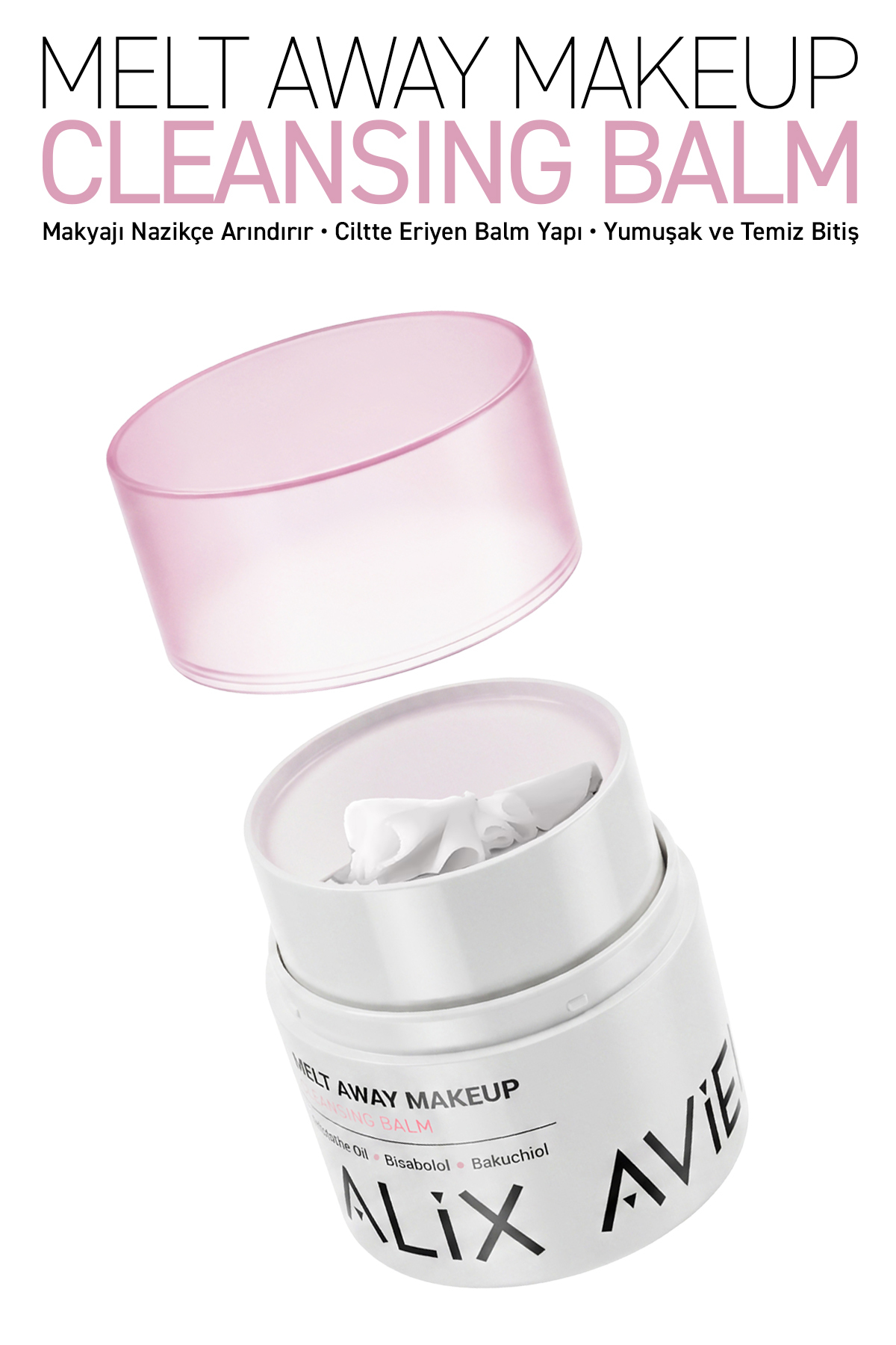 Alix Avien Arındırıcı Etkili Eriyebilen Nemlendirici Besleyici Makyaj Temizleme Balmı - Makeup Cleansing Balm