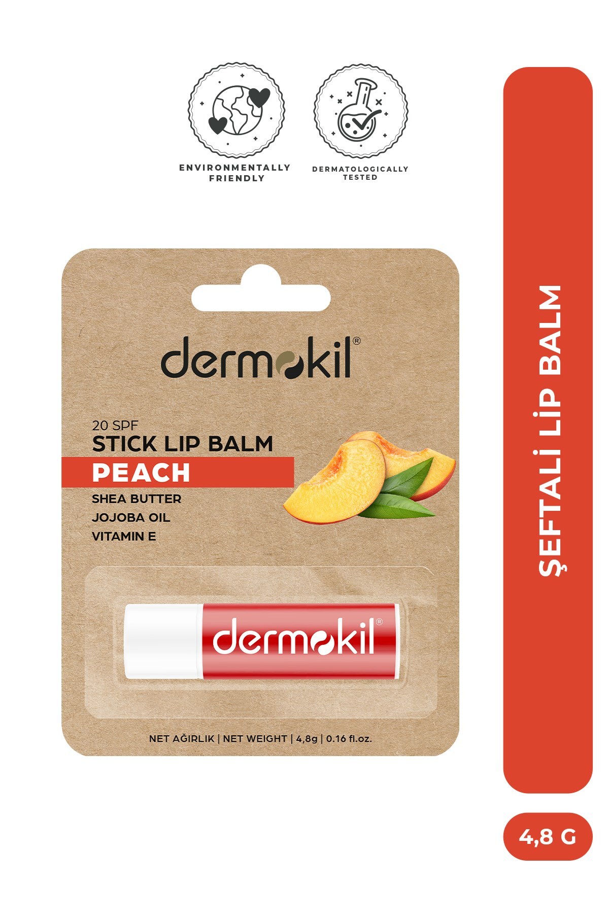 Dermokil Şeftali Lip Balm 4,8 g