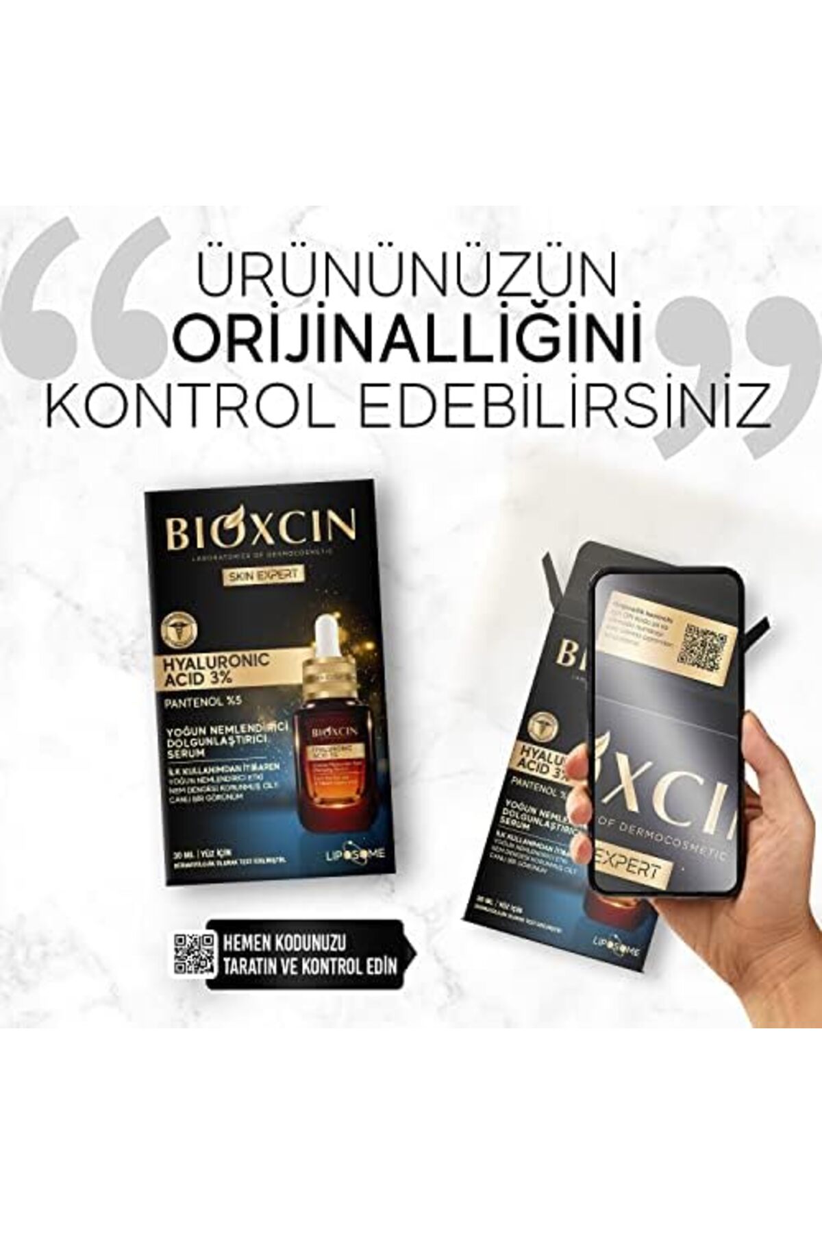 Yıldızan Hyaluronic Acid Serum 3% – Yoğun Nemlendirici ve Dolgunlaştırıcı Yüz Serumu – Pantenol (B5), Lipozom
