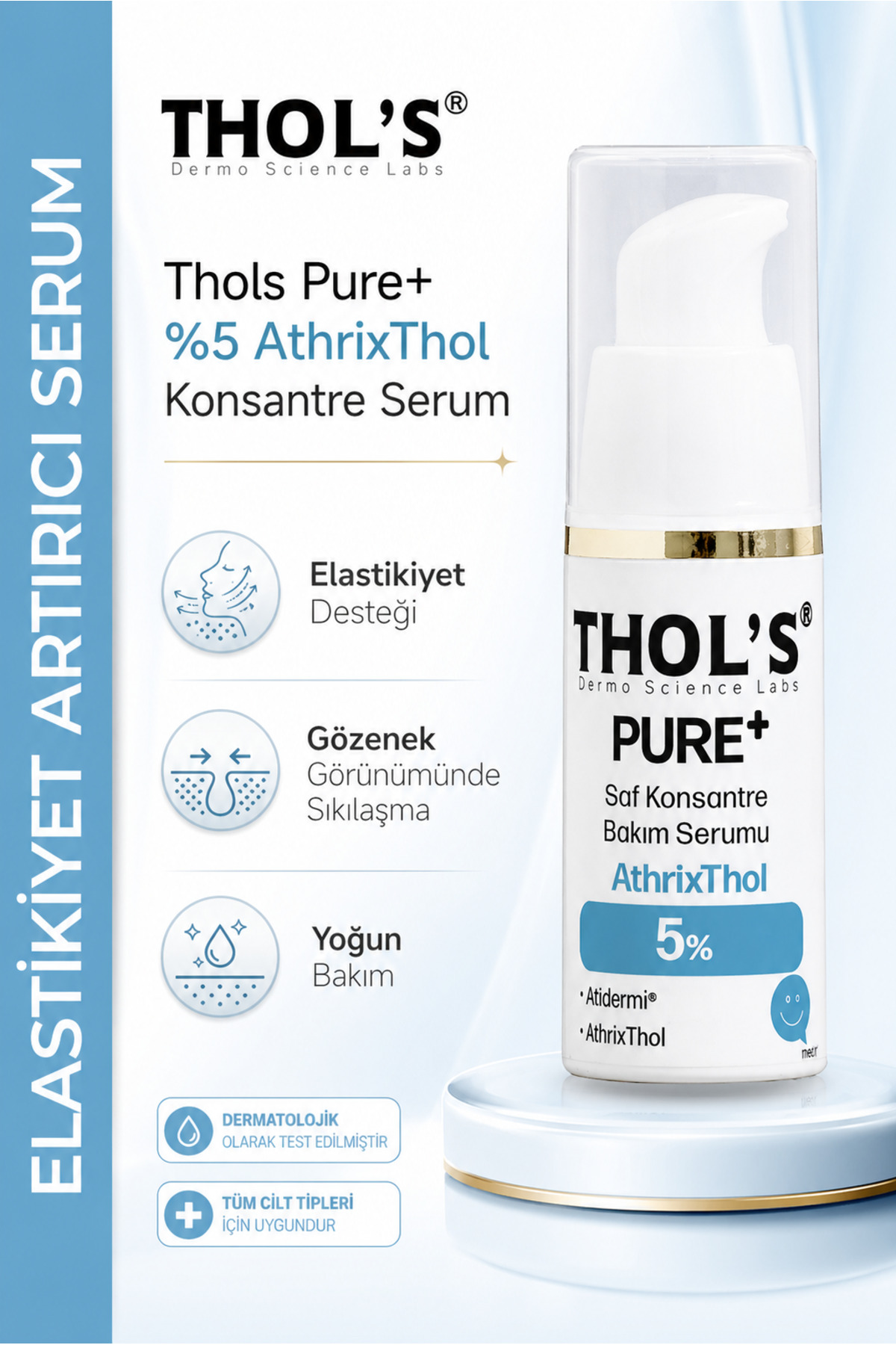 THOLS PURE+ ATHRİXTOL 5% - (TB72) BAKIM SERUMU - 15 ML