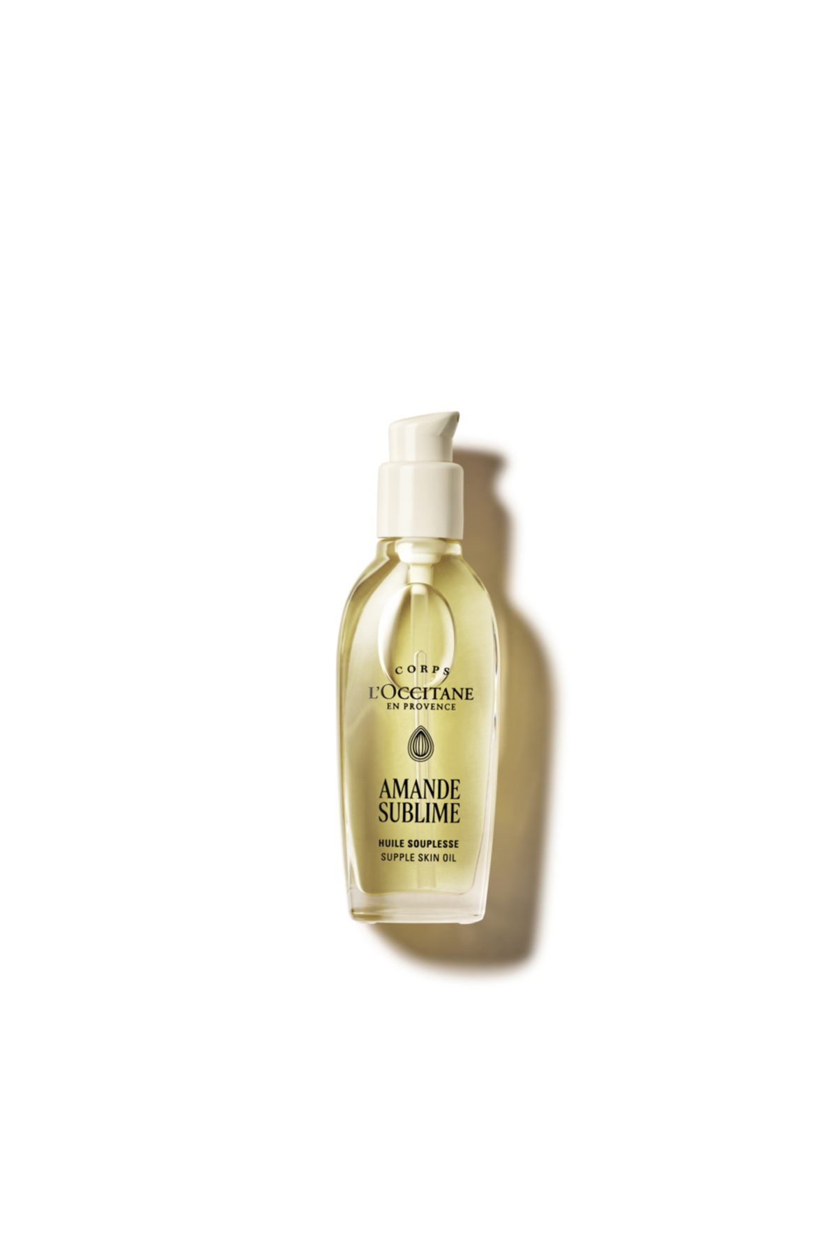 L'Occitane Badem Vücut Bakım Yağı, %50 Tatlı Badem Yağı İçeren Besleyici ve Nemlendirici, Omega 6 ve 9, 40 ml