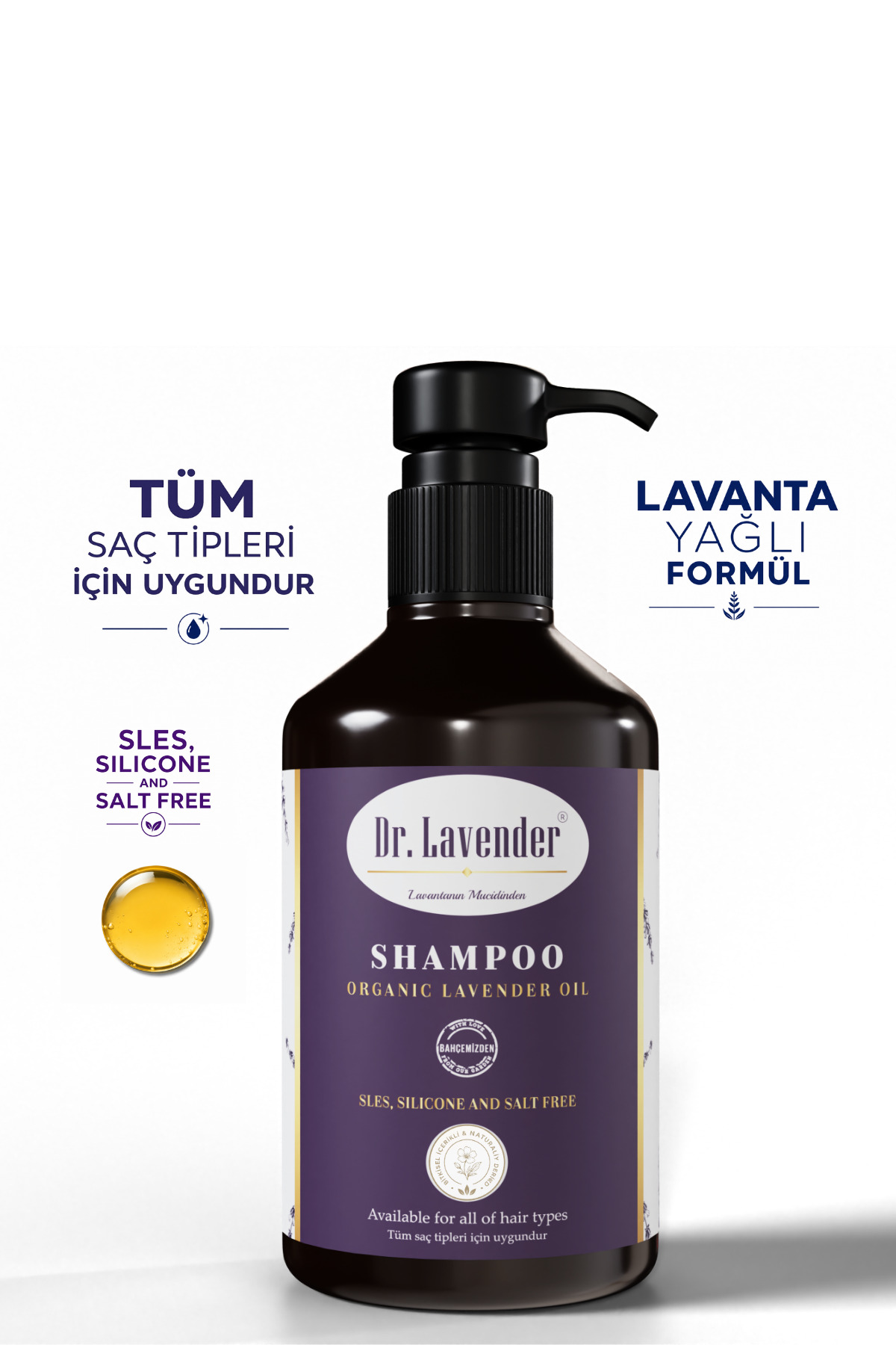 Gallipoli Lavender Dr. Lavender Lavanta Yağlı Şampuan 500 ml