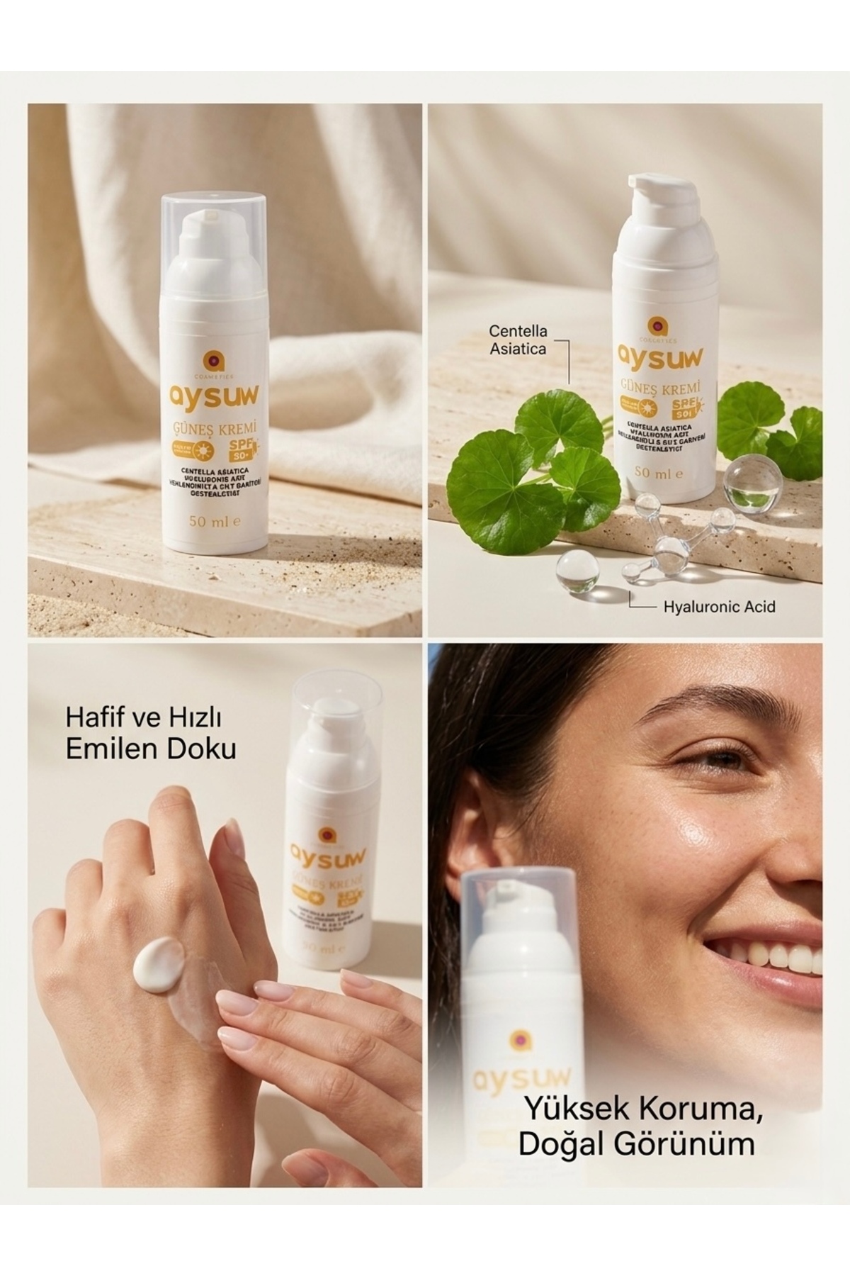 Aysuw 50 ml Güneş Koruyucu PA++++