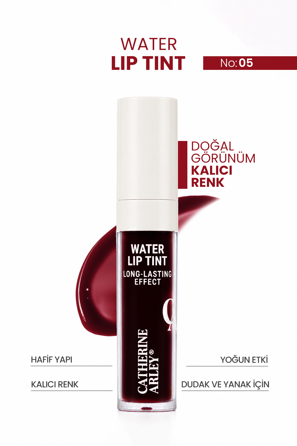 Catherine Arley WATER LIP TINT RUJ 5 ML COCOA FLUSH 05