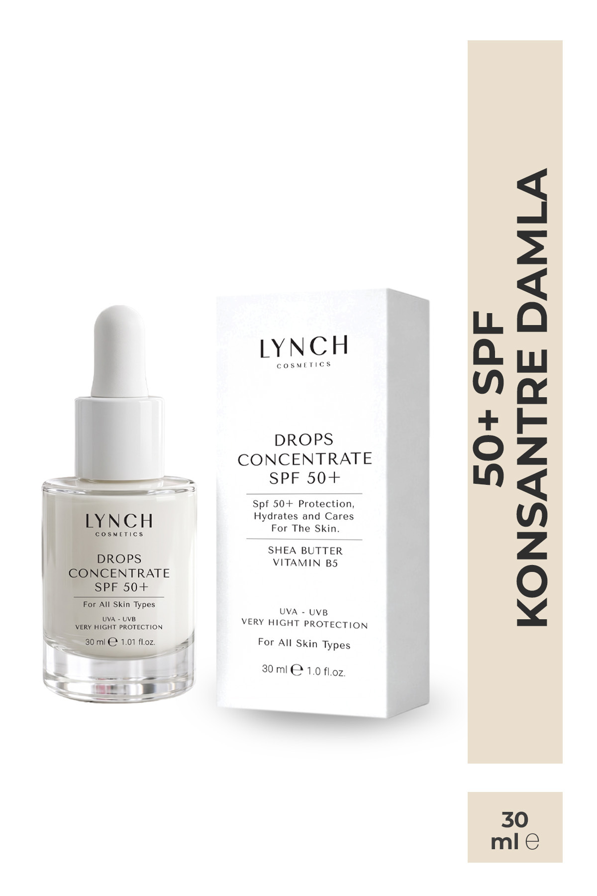 Lynch Cosmetics 50 Spf+ Konsantre Damla