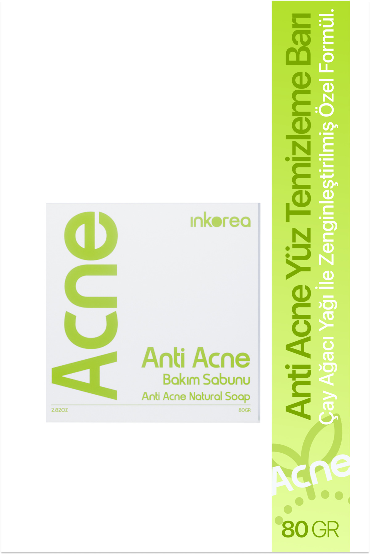 inkorea Acne Karşıtı Ve Yağ Dengeleyici Doğal Sabun / Anti-acne Oil Balancing Natural Soap / Karşıtı