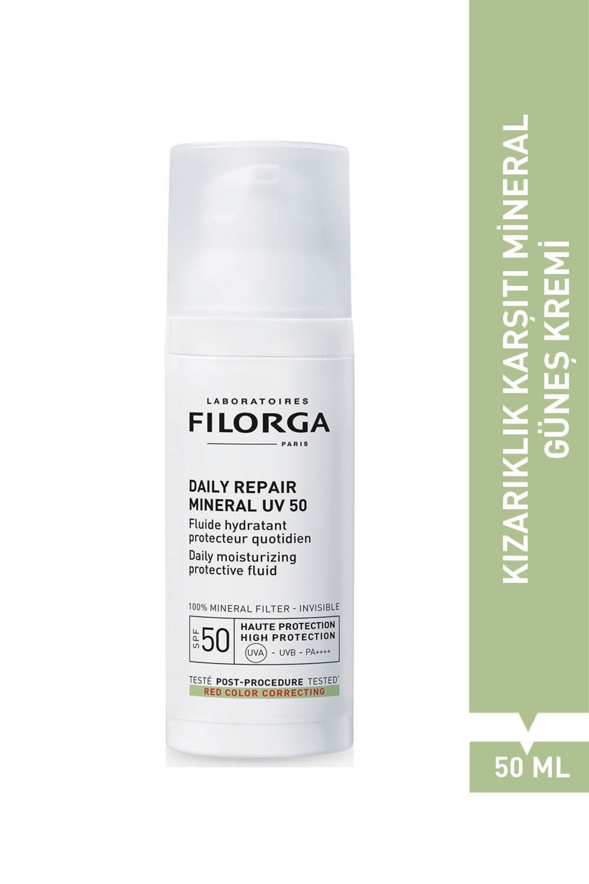 Filorga DAILY REPAIR MINERAL UV 50 Kızaırıklık Karşıtı Yüksek Güneş Korumalı Nemlendirici Fluid