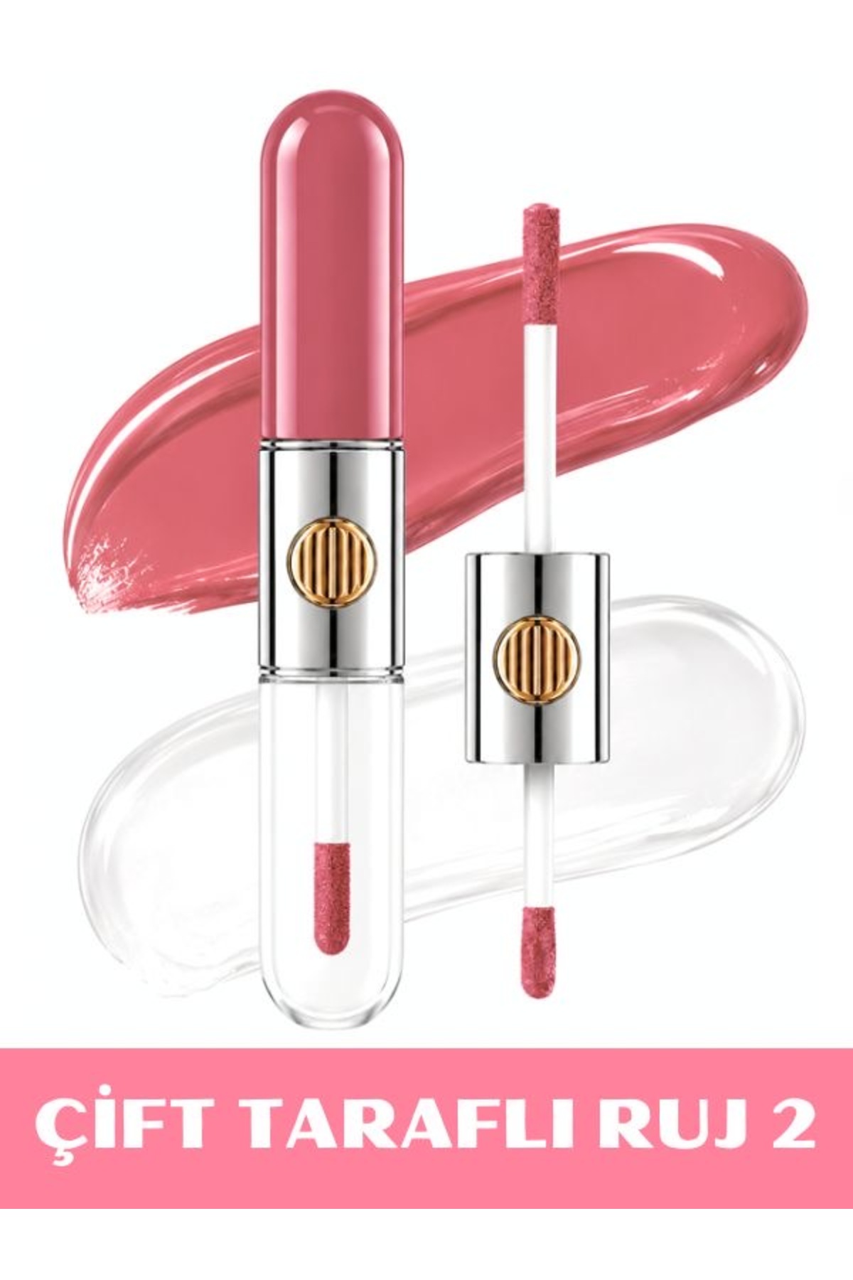 NUNUKO KK Unlimited Double Touch Ruj - Çift Taraflı Ruj - Çift Taraflı Lip Gloss