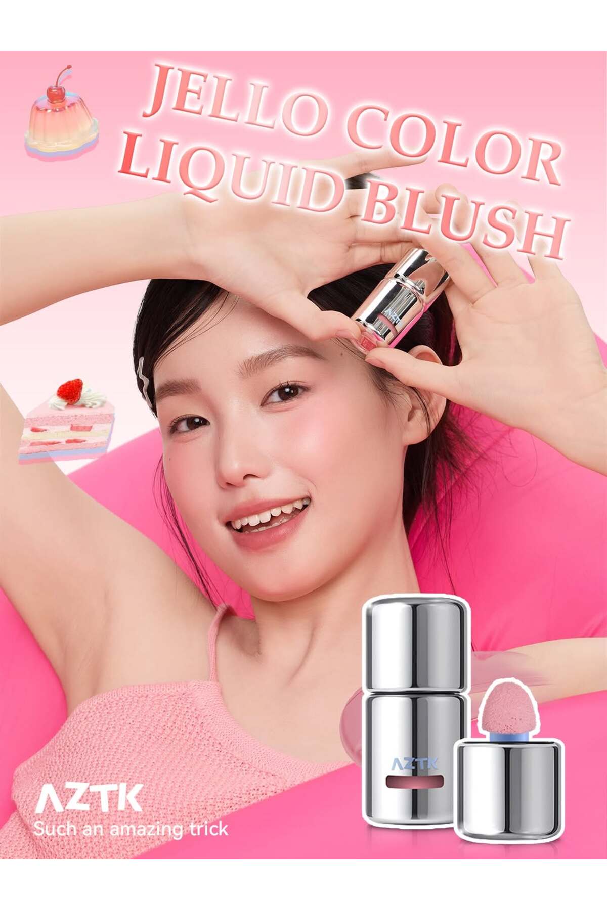 AZTK JC04 NUMARA ALLIK - JELLO COLOR LIQUID BLUSH(NAREEKOREKOZMETİK)