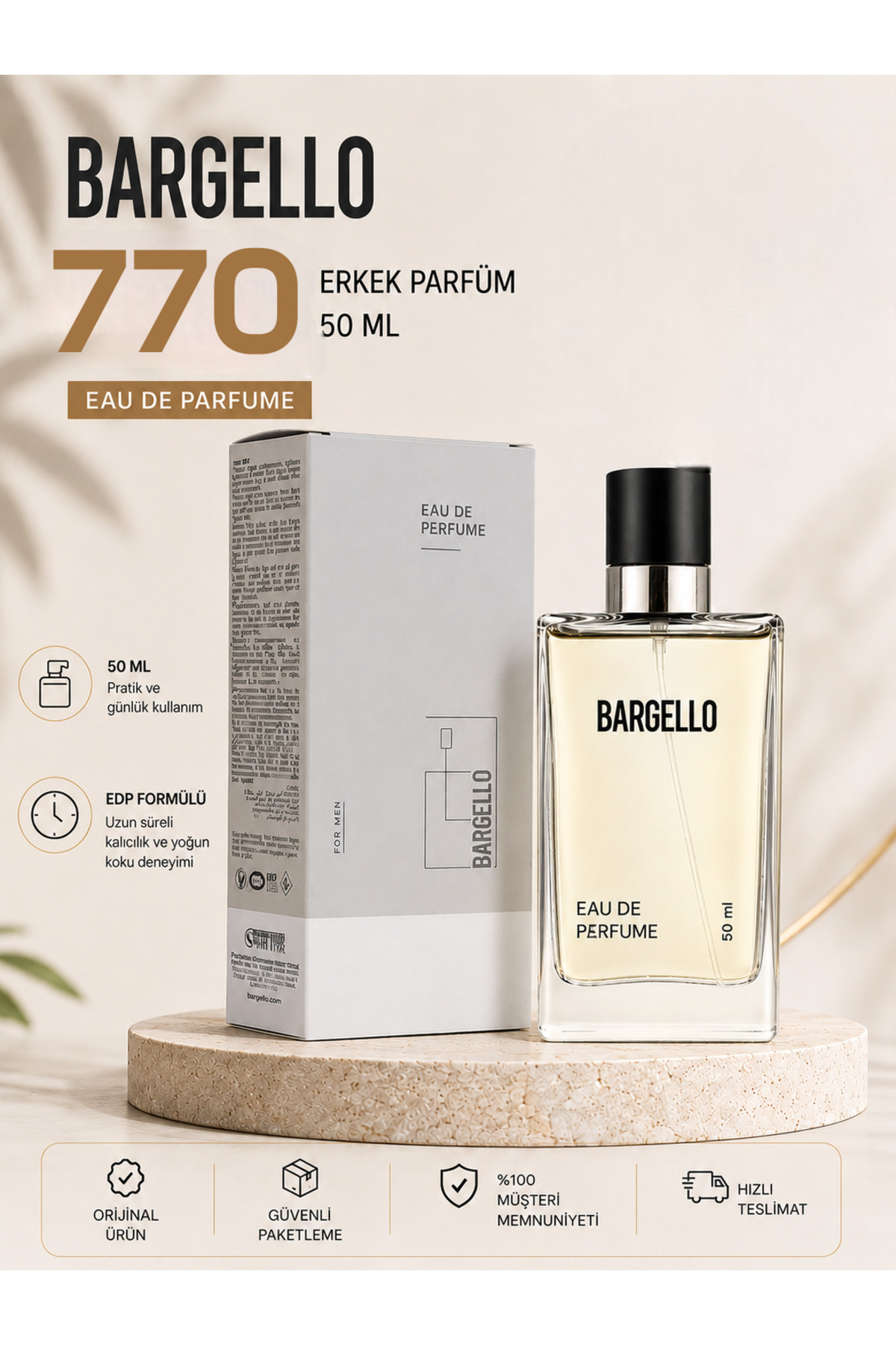 Bargello Erkek Parfüm 770 Fresh 50 ml Edp