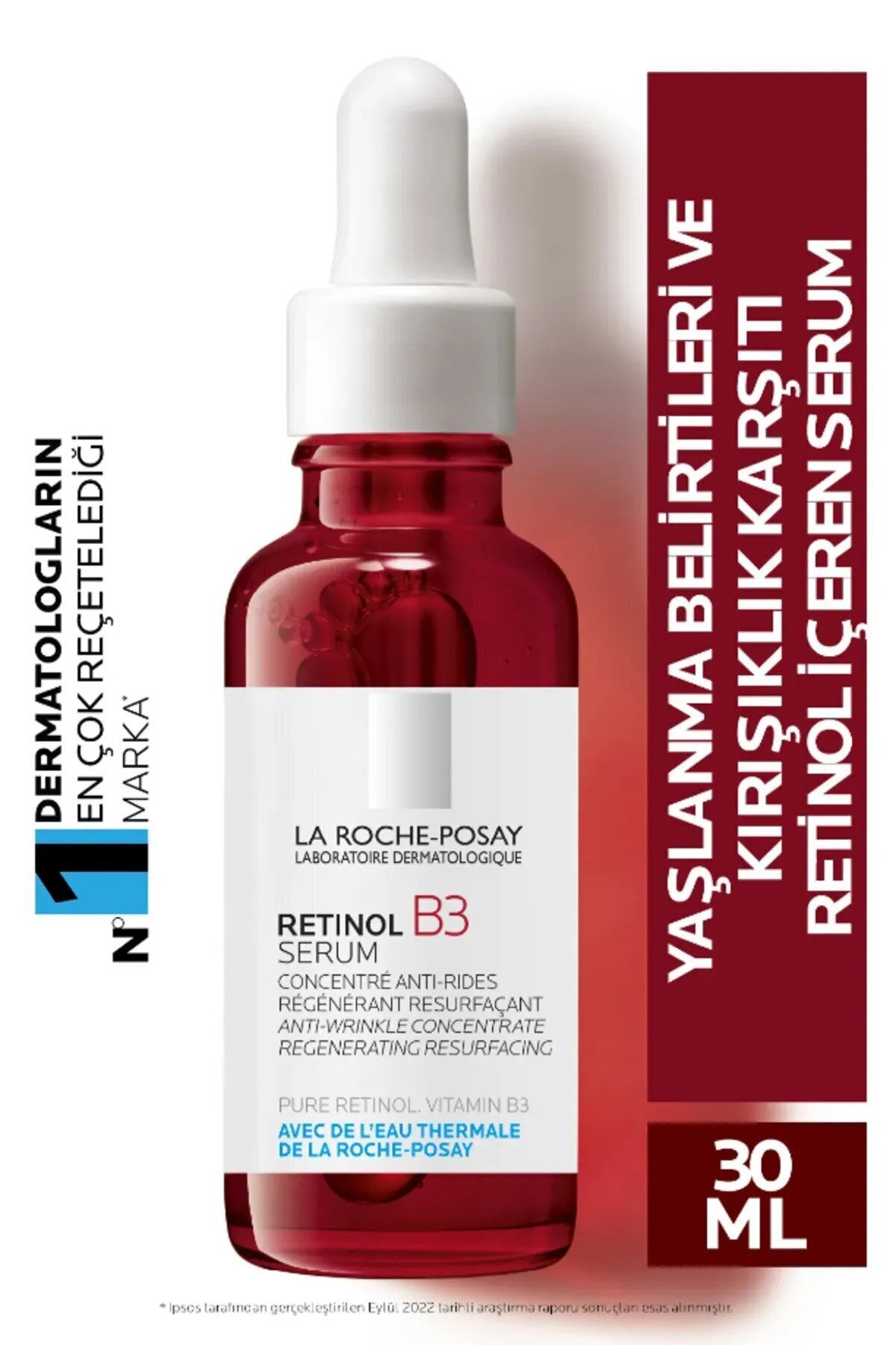 La Roche Posay Retinol B3 Hassas Ciltler İçin Kırışıklık Karşıtı ve Yaşlanma Belirtilerinin Azaltıcı Serum 30ml