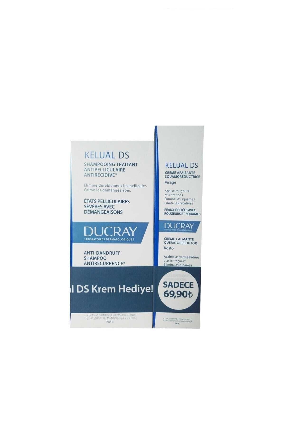 Ducray Kelual DS Anti Danruff Şampuan 100 ml & Kelual DS Soothing Cream Face 40 ml