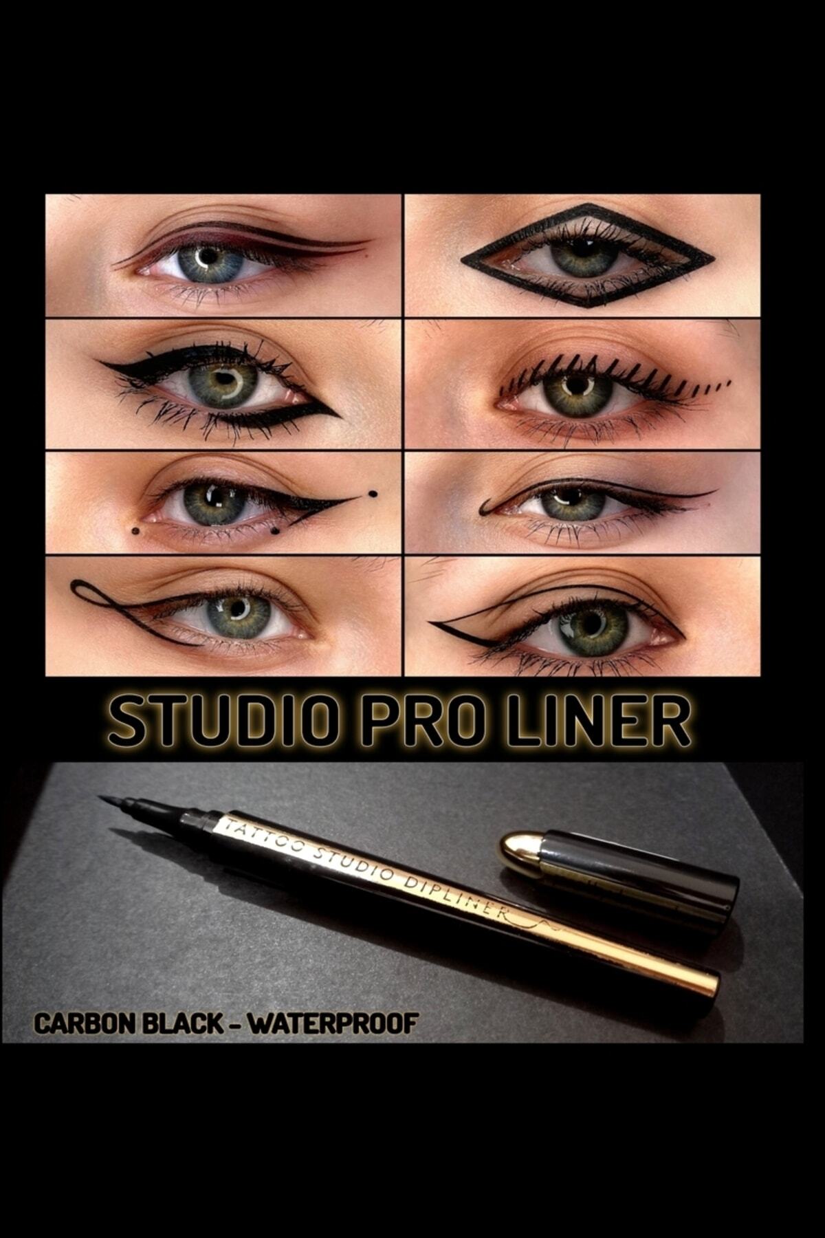 studio cosmetic Hediyeli ! Carbon Black Eyeliner Dipliner
