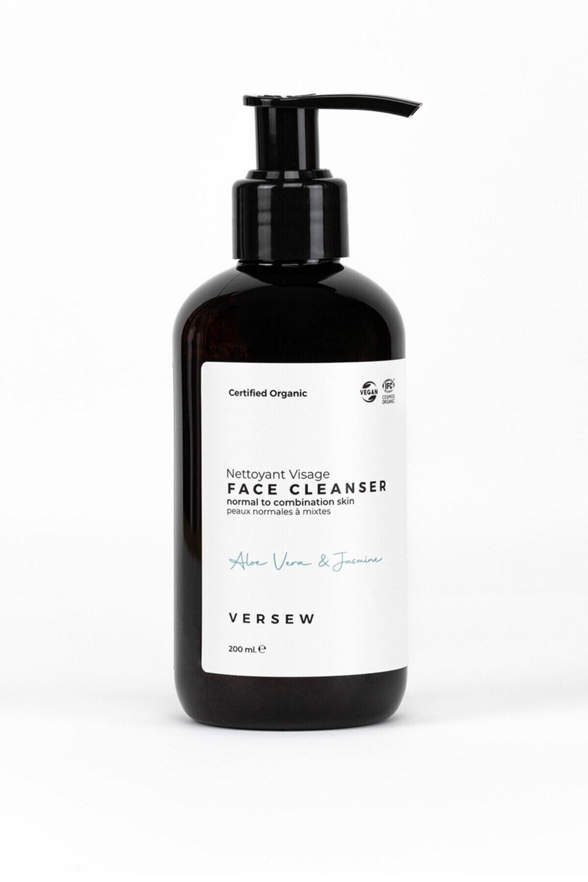 VERSEW Organik Arındırıcı & Canlandırıcı Yüz Temizleme Jeli Normal Ciltler 200 ml