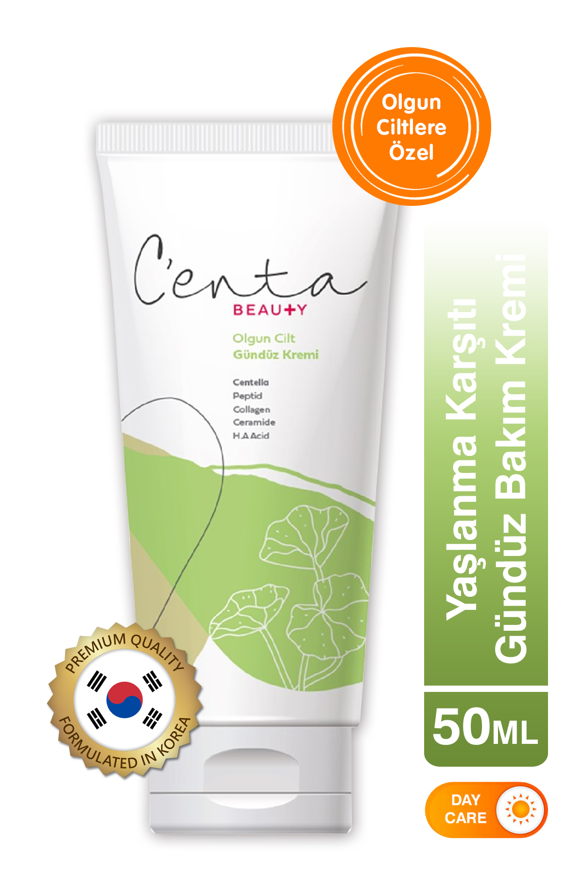 C'enta Beauty Olgun Ciltlere Özel Yaşlanma Karşıtı Gündüz Bakım Kremi (CİCA KREM) 50 ml+20 ml Gece Kremi Hediye