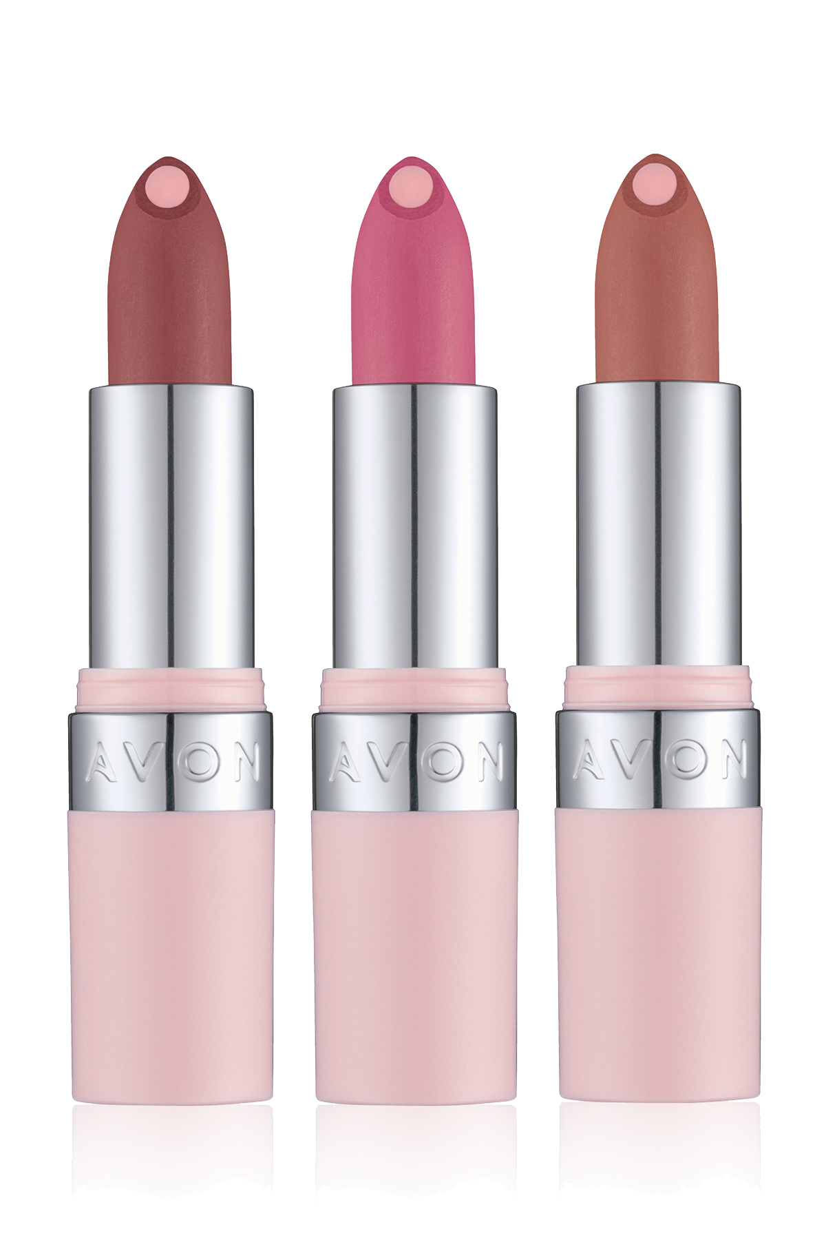AVON Hydramatic Mauve, Nude ve Pink Mat Ruj Paketi