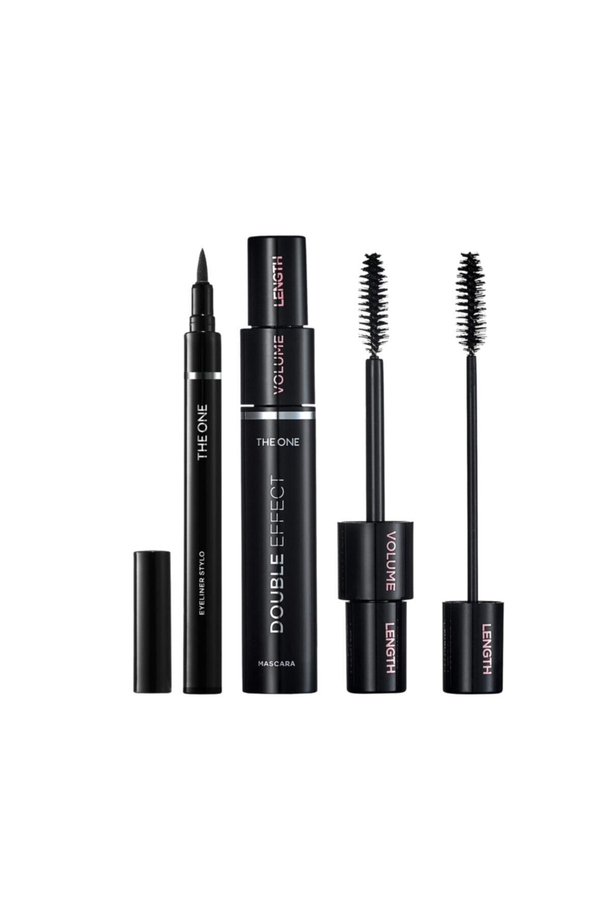 Oriflame The One Double Effect Çift Etkili Maskara Ve Kalem Eyeliner(%100 ORJİNAL,BARKODLU URUN)