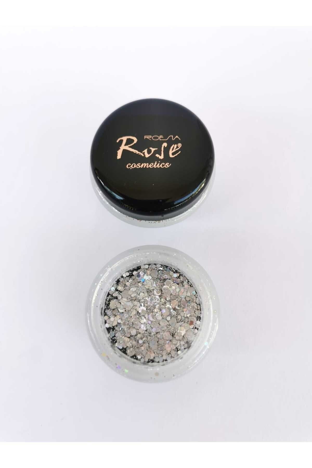 Roesıa Rose Cosmetics Rose Glitter Jel & Işıltılı Simli Far