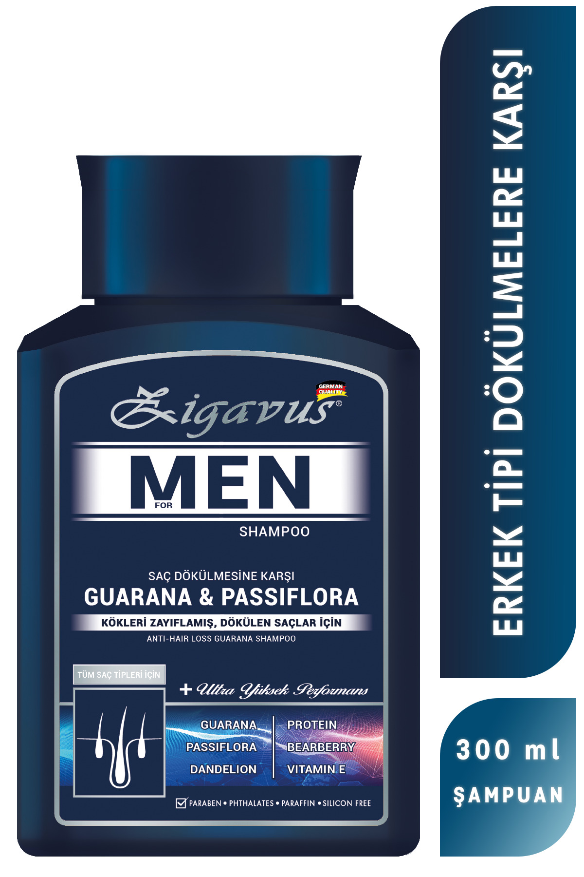 Zigavus Men Dökülme Karşıtı Şampuan 300 ml 8699349130664